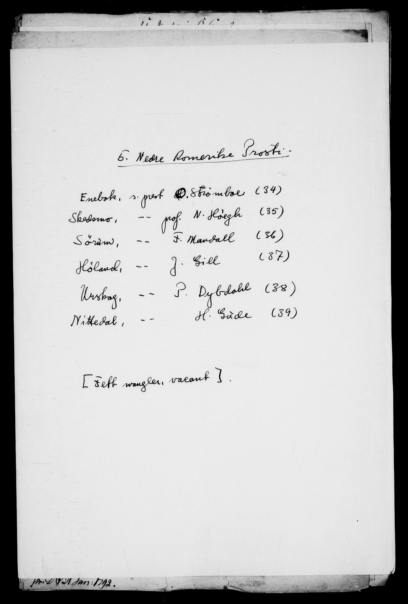 Danske Kanselli, Skapsaker, AV/RA-EA-4061/F/L0126: Skap 16, pakke 74-76 II, 1789-1792, s. 365