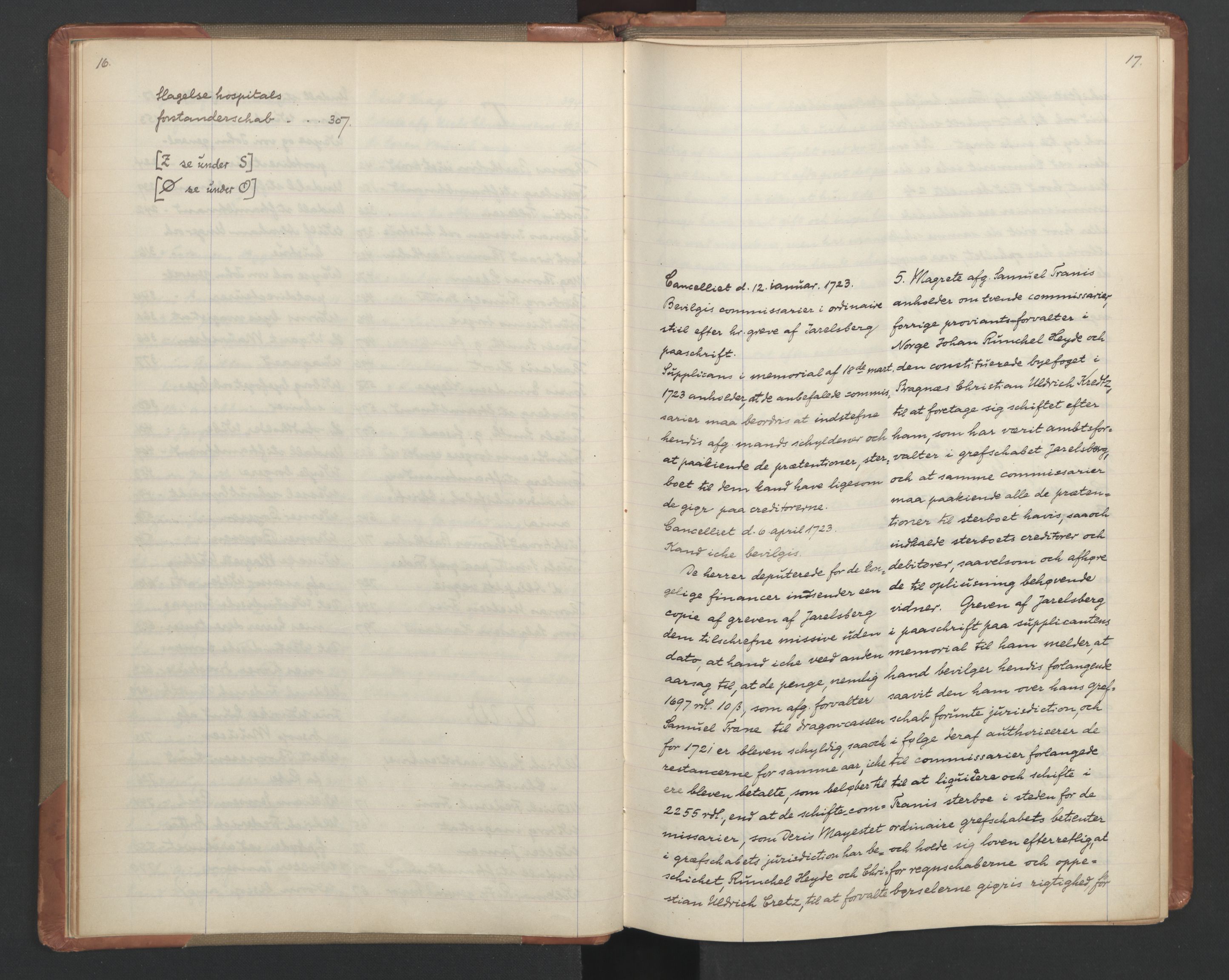 Avskriftsamlingen, AV/RA-EA-4022/F/Fa/L0086: Supplikker, 1723, s. 13