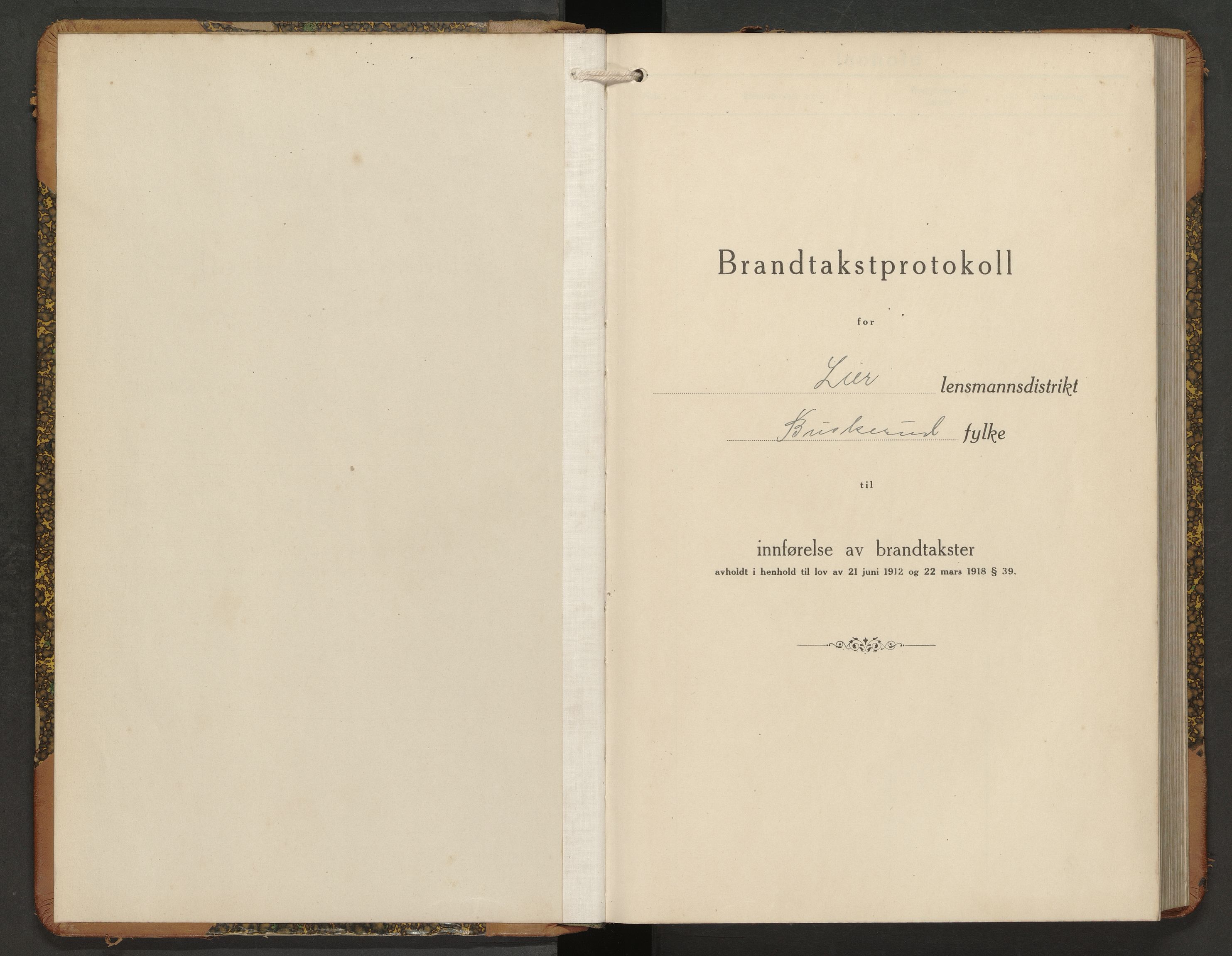 Lier lensmannskontor, AV/SAKO-A-507/Y/Yb/Ybb/L0008: Skjematakstprotokoll, 1931-1935