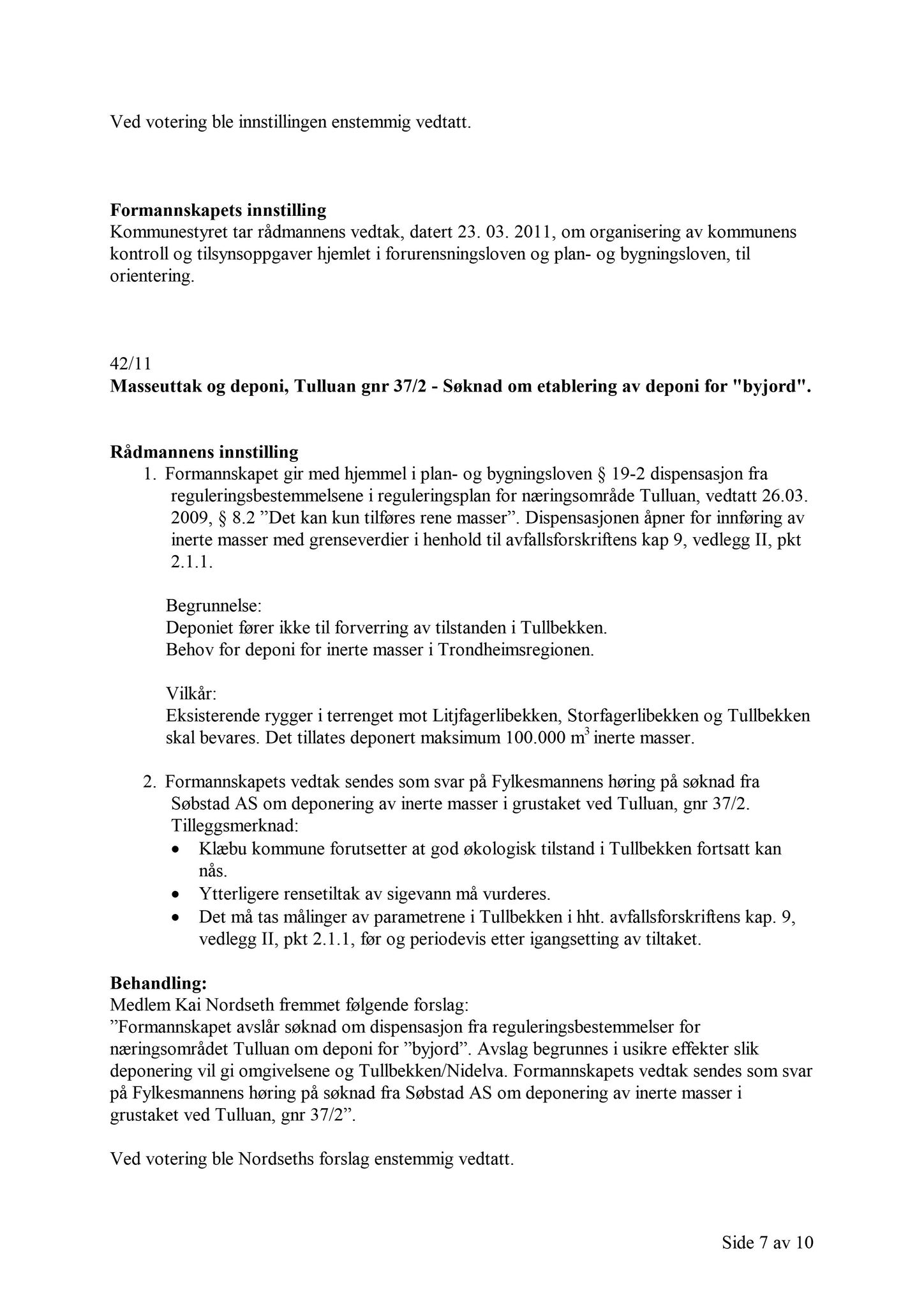 Klæbu Kommune, TRKO/KK/02-FS/L004: Formannsskapet - Møtedokumenter, 2011, s. 1198