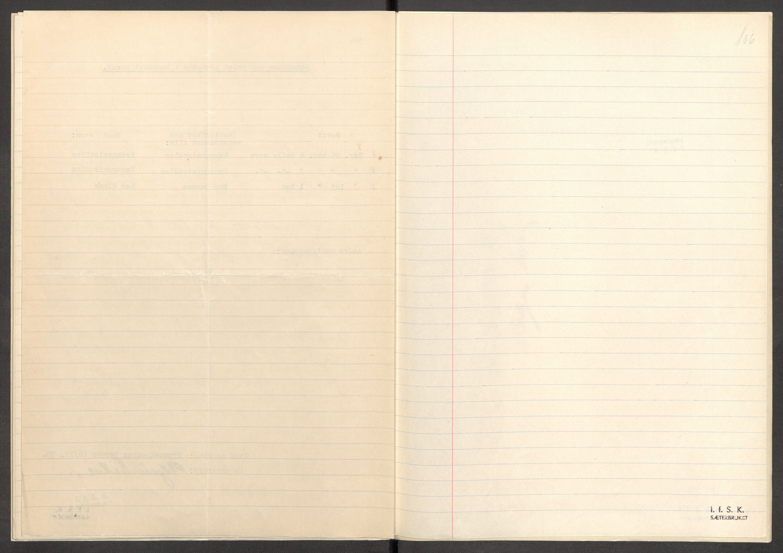 Instituttet for sammenlignende kulturforskning, AV/RA-PA-0424/F/Fc/L0011/0003: Eske B11: / Sogn og Fjordane (perm XXX), 1934-1936, s. 106