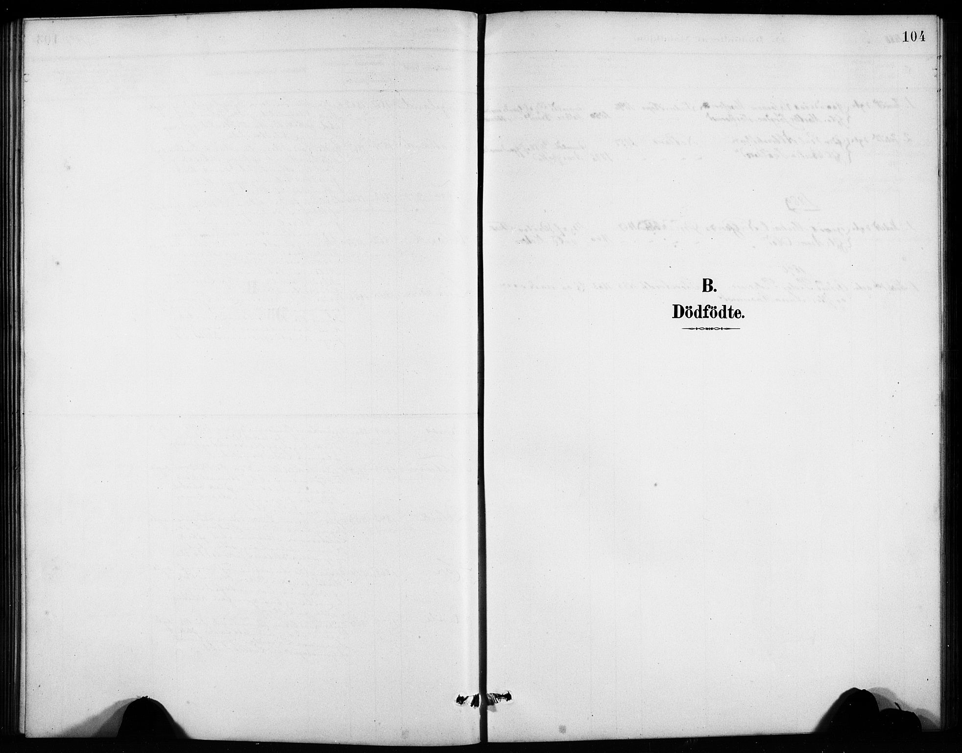 Birkeland Sokneprestembete, AV/SAB-A-74601/H/Hab: Klokkerbok nr. A 4, 1888-1897, s. 104