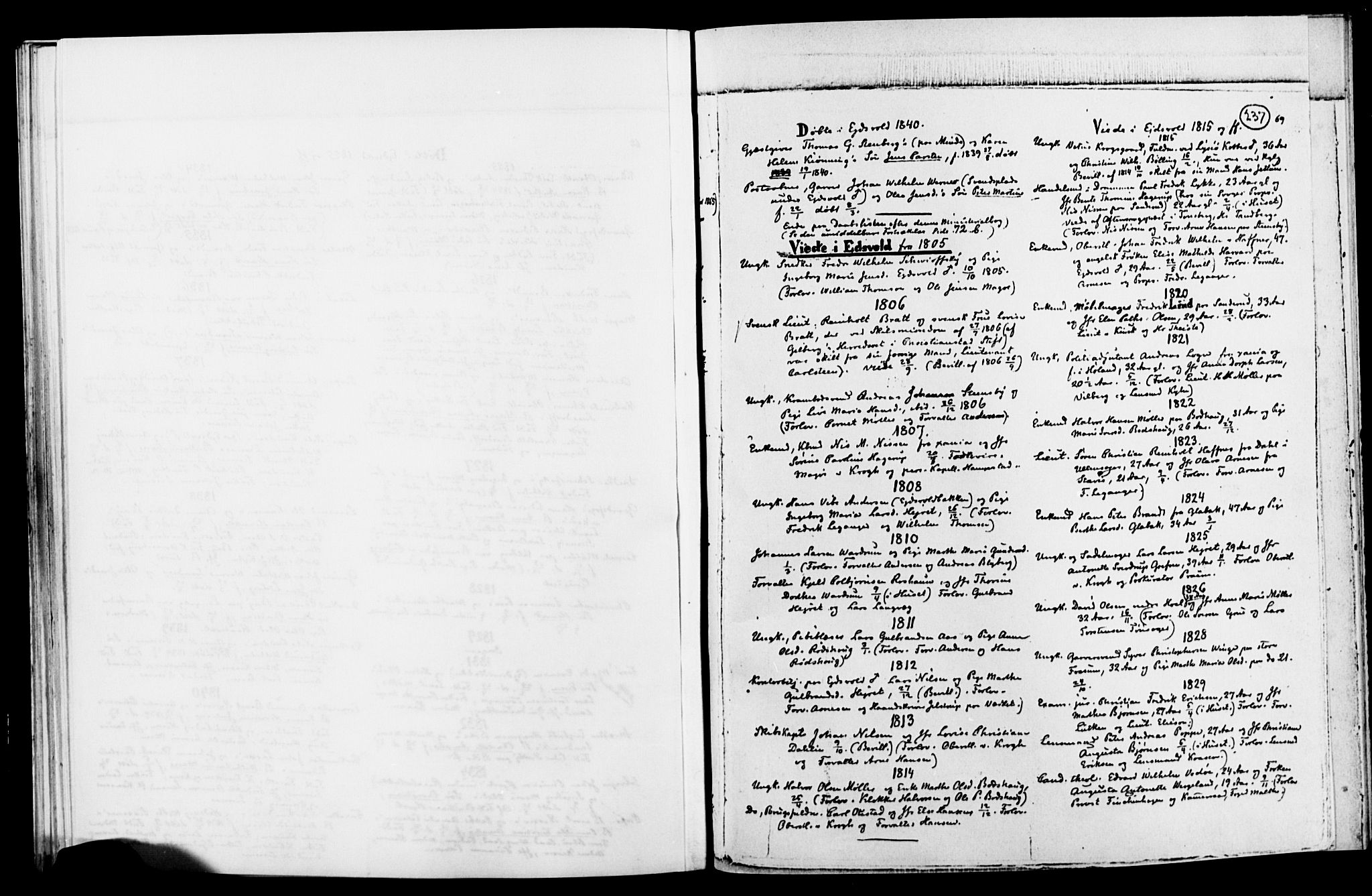 Eidsvoll prestekontor Kirkebøker, SAO/A-10888/O/Oa/L0001: Annen kirkebok nr. 1, 1688-1856, s. 69