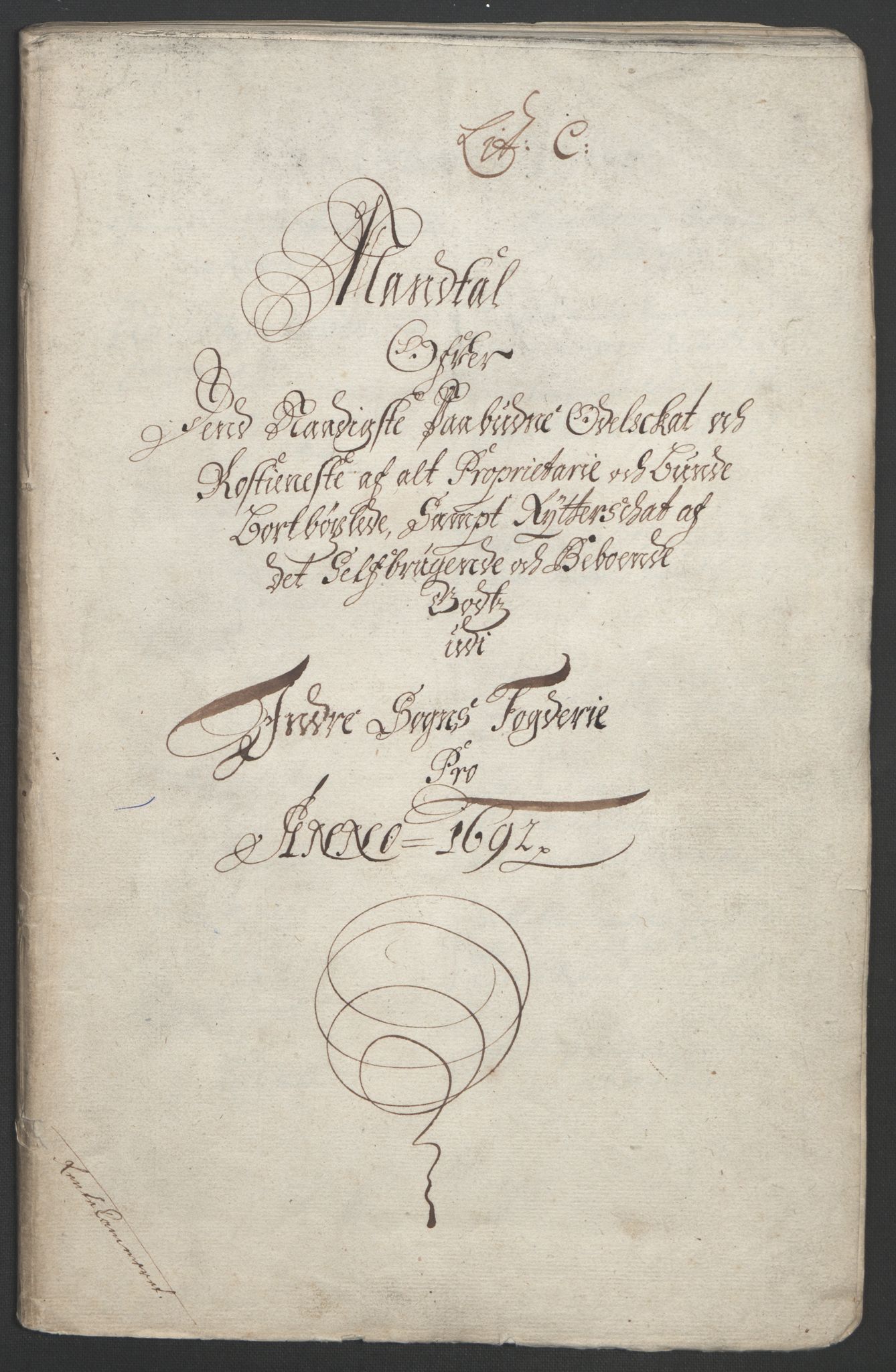 Rentekammeret inntil 1814, Reviderte regnskaper, Fogderegnskap, AV/RA-EA-4092/R52/L3306: Fogderegnskap Sogn, 1691-1692, s. 155