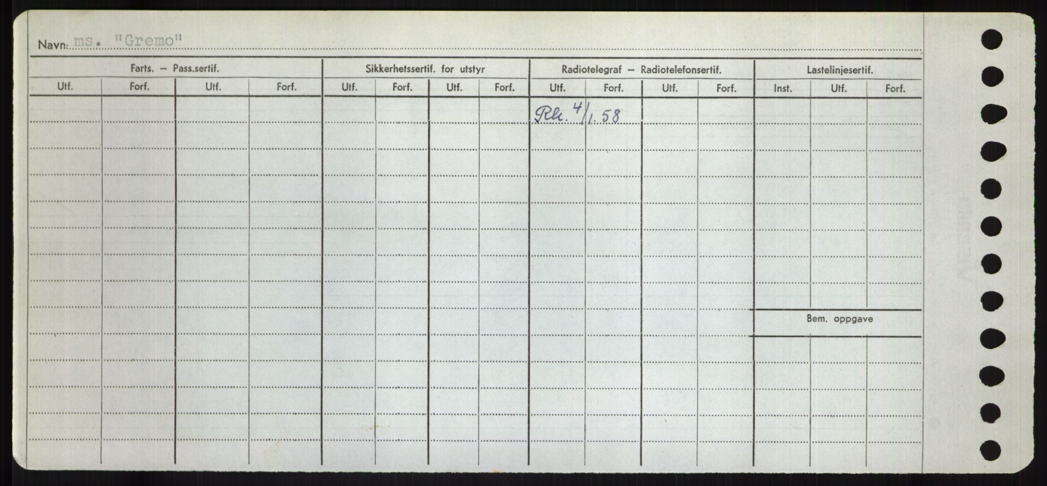 Sjøfartsdirektoratet med forløpere, Skipsmålingen, RA/S-1627/H/Hd/L0013: Fartøy, Gne-Gås, s. 192