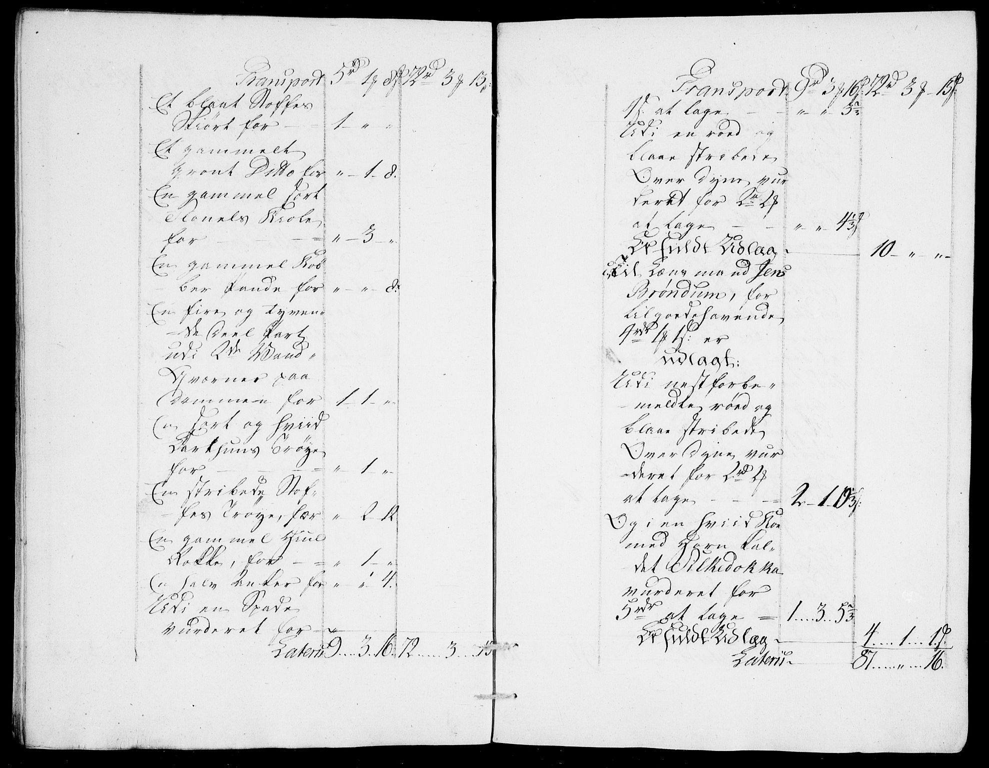 Danske Kanselli, Skapsaker, AV/RA-EA-4061/F/L0100: Skap 16, pakke 7 VI, 1770-1787, s. 395