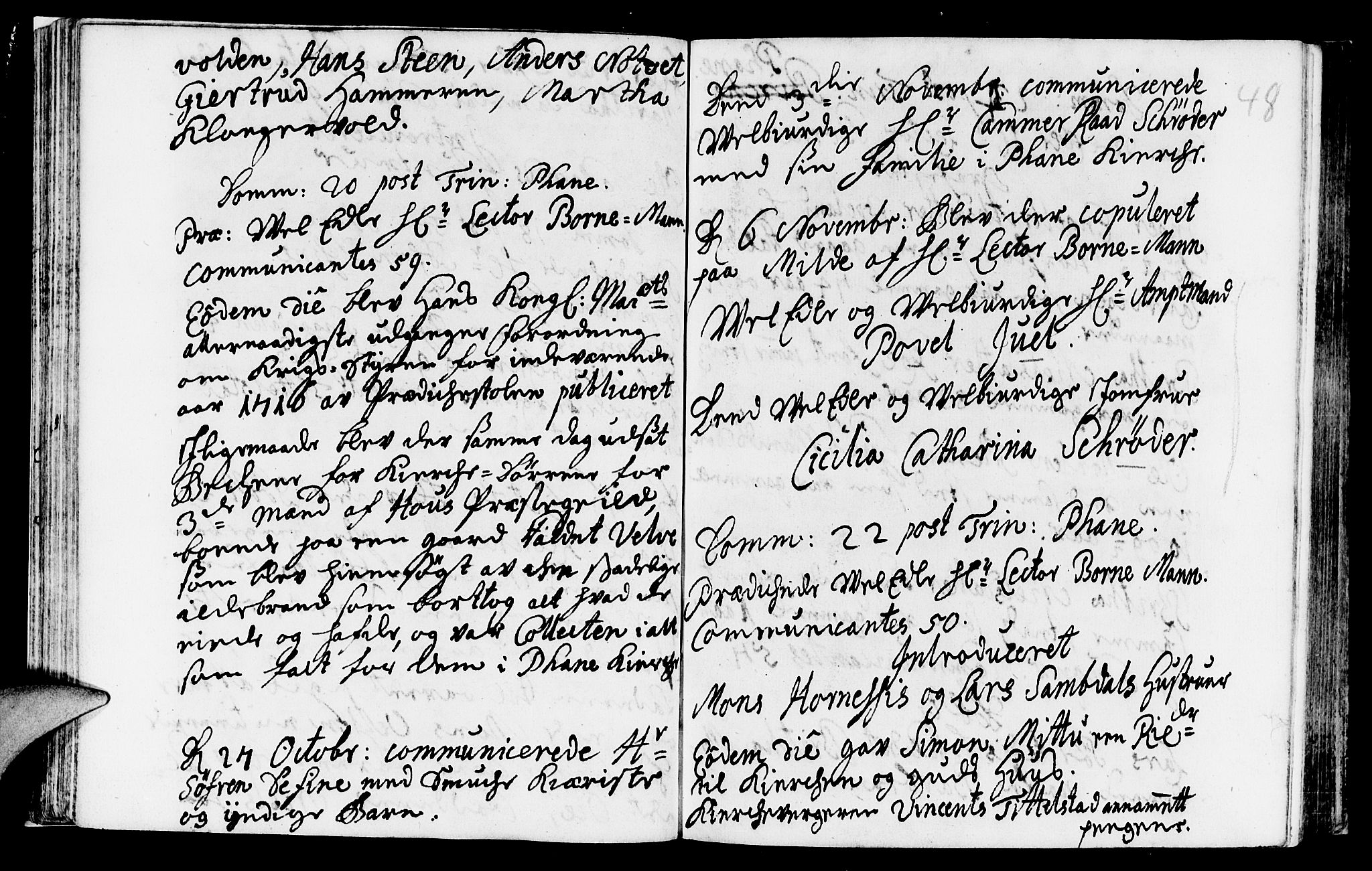Fana Sokneprestembete, AV/SAB-A-75101/H/Haa/Haaa/L0001: Ministerialbok nr. A 1, 1712-1719, s. 48