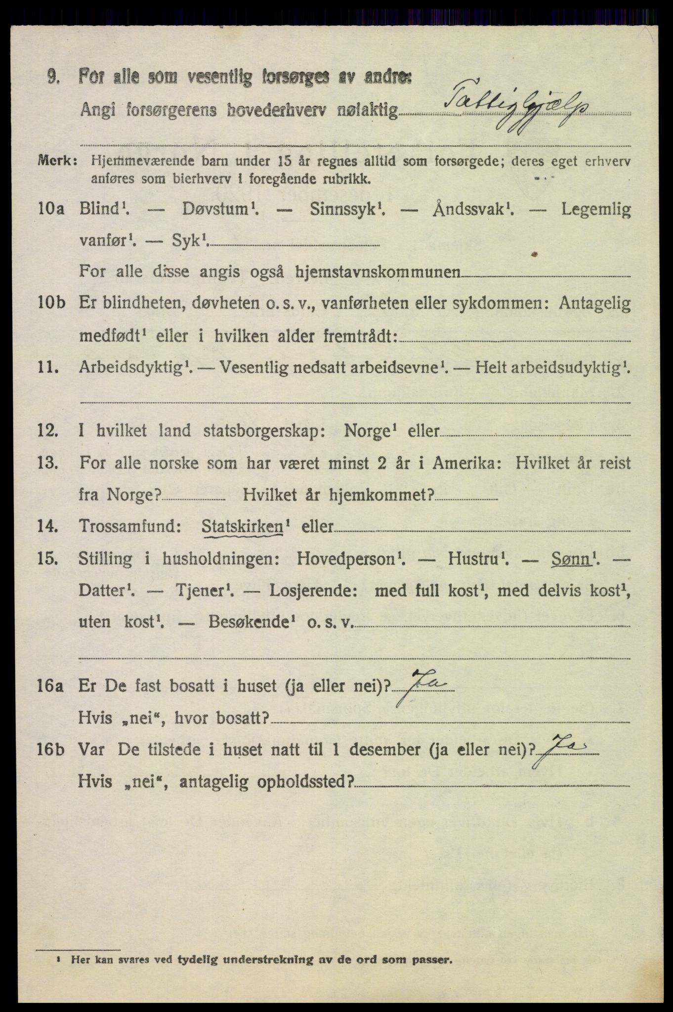 SAH, Folketelling 1920 for 0428 Trysil herred, 1920, s. 6630