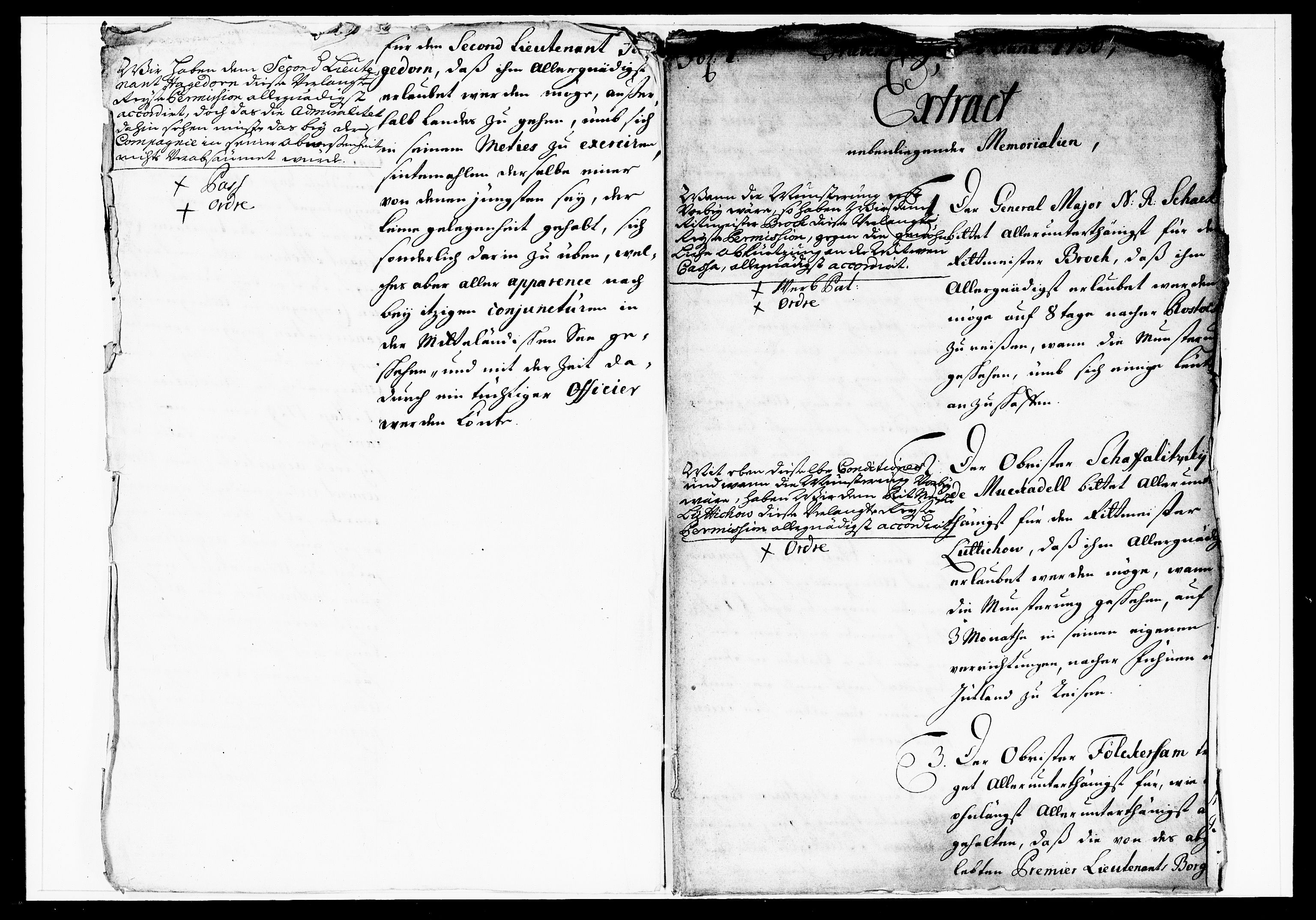 Krigskollegiet, Krigskancelliet, DRA/A-0006/-/1095-1098: Refererede sager, 1730, s. 125