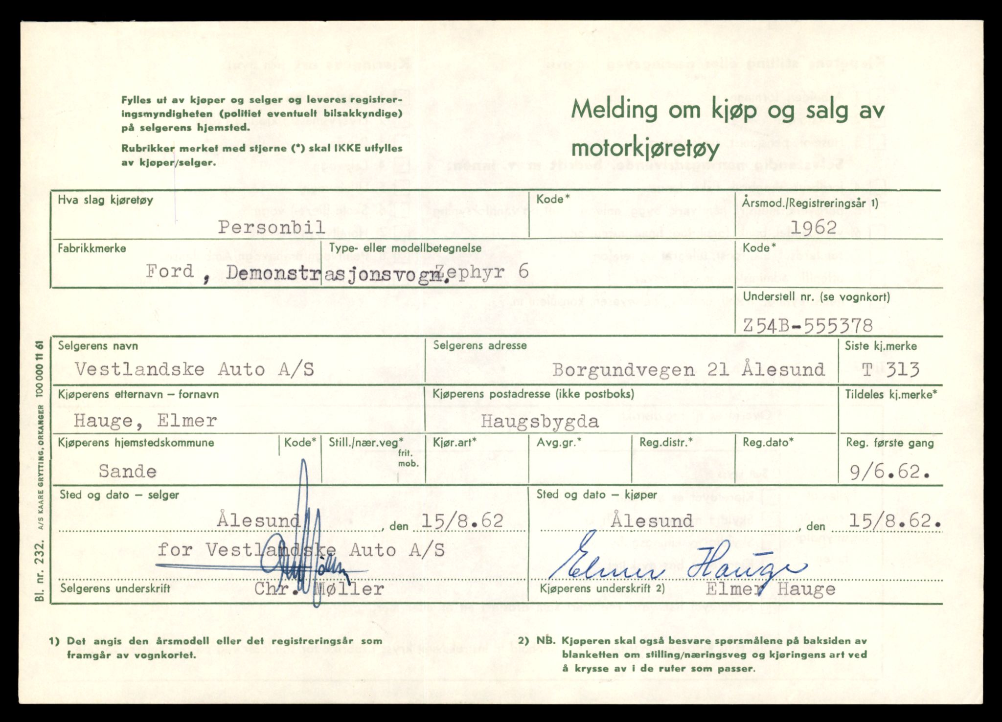 Møre og Romsdal vegkontor - Ålesund trafikkstasjon, SAT/A-4099/F/Fe/L0009: Registreringskort for kjøretøy T 896 - T 1049, 1927-1998, s. 161