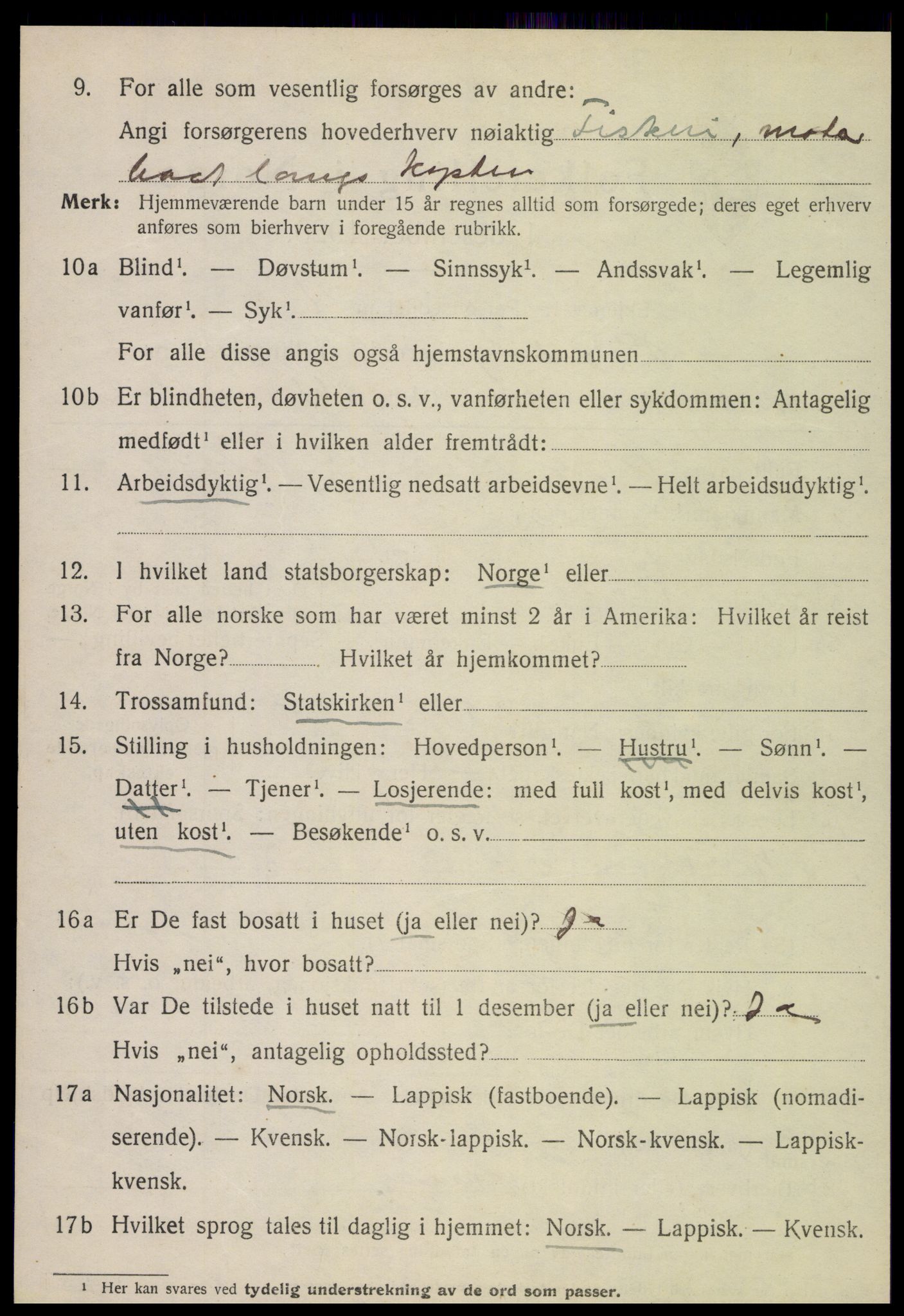 SAT, Folketelling 1920 for 1836 Rødøy herred, 1920, s. 5055