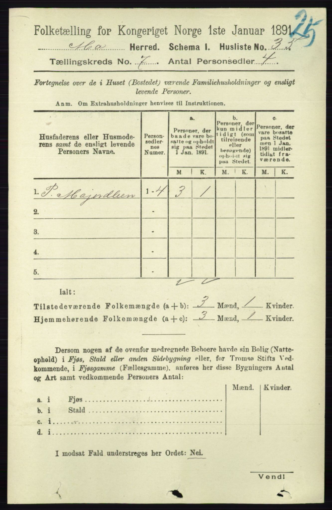 RA, Folketelling 1891 for 0832 Mo herred, 1891, s. 1757