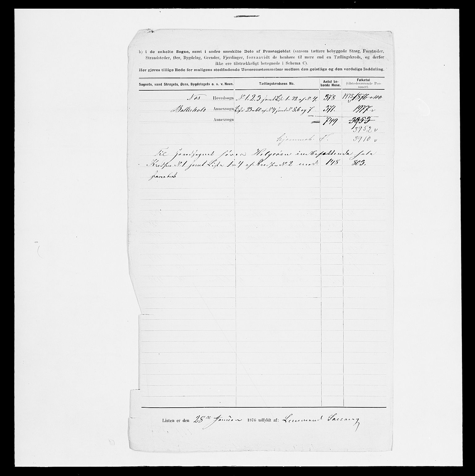 SAH, Folketelling 1875 for 0411P Nes prestegjeld, 1875, s. 16