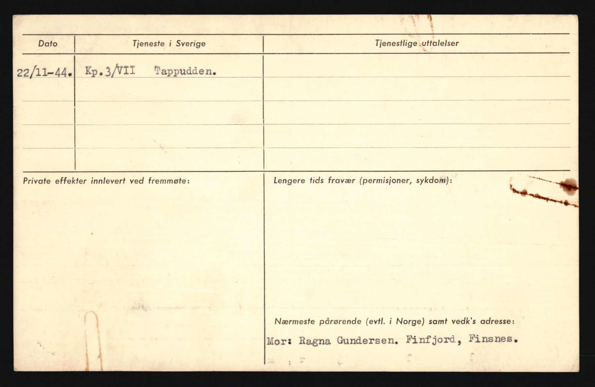 Forsvaret, Troms infanteriregiment nr. 16, AV/RA-RAFA-3146/P/Pa/L0020: Rulleblad for regimentets menige mannskaper, årsklasse 1936, 1936, s. 290