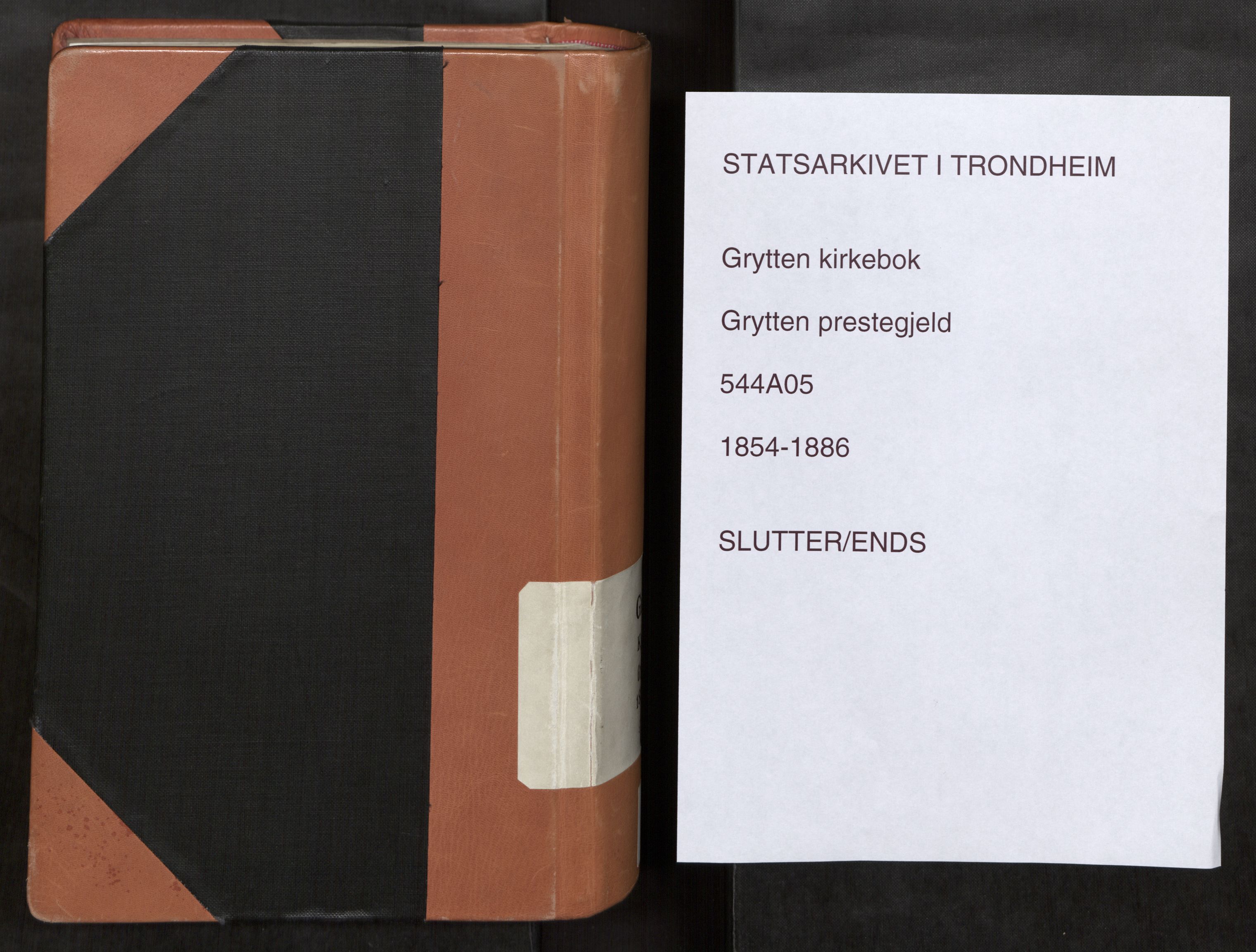 Ministerialprotokoller, klokkerbøker og fødselsregistre - Møre og Romsdal, SAT/A-1454/544/L0572: Ministerialbok nr. 544A05, 1854-1886
