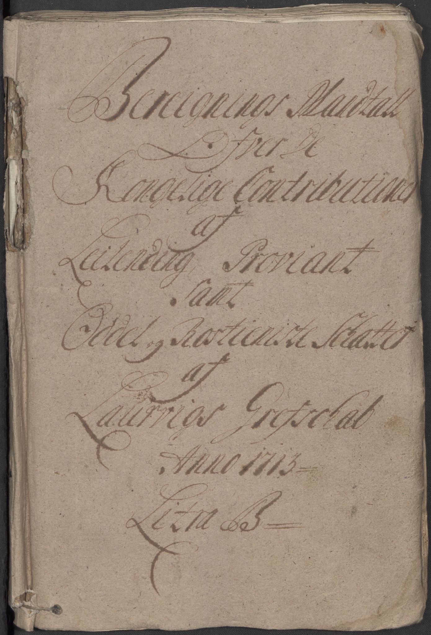 Rentekammeret inntil 1814, Reviderte regnskaper, Fogderegnskap, RA/EA-4092/R33/L1985: Fogderegnskap Larvik grevskap, 1713, s. 46
