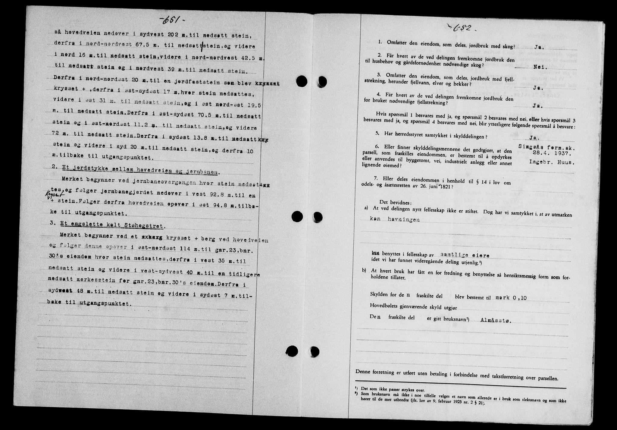 Gauldal sorenskriveri, SAT/A-0014/1/2/2C/L0047: Pantebok nr. 50-51, 1937-1937, Dagboknr: 590/1937