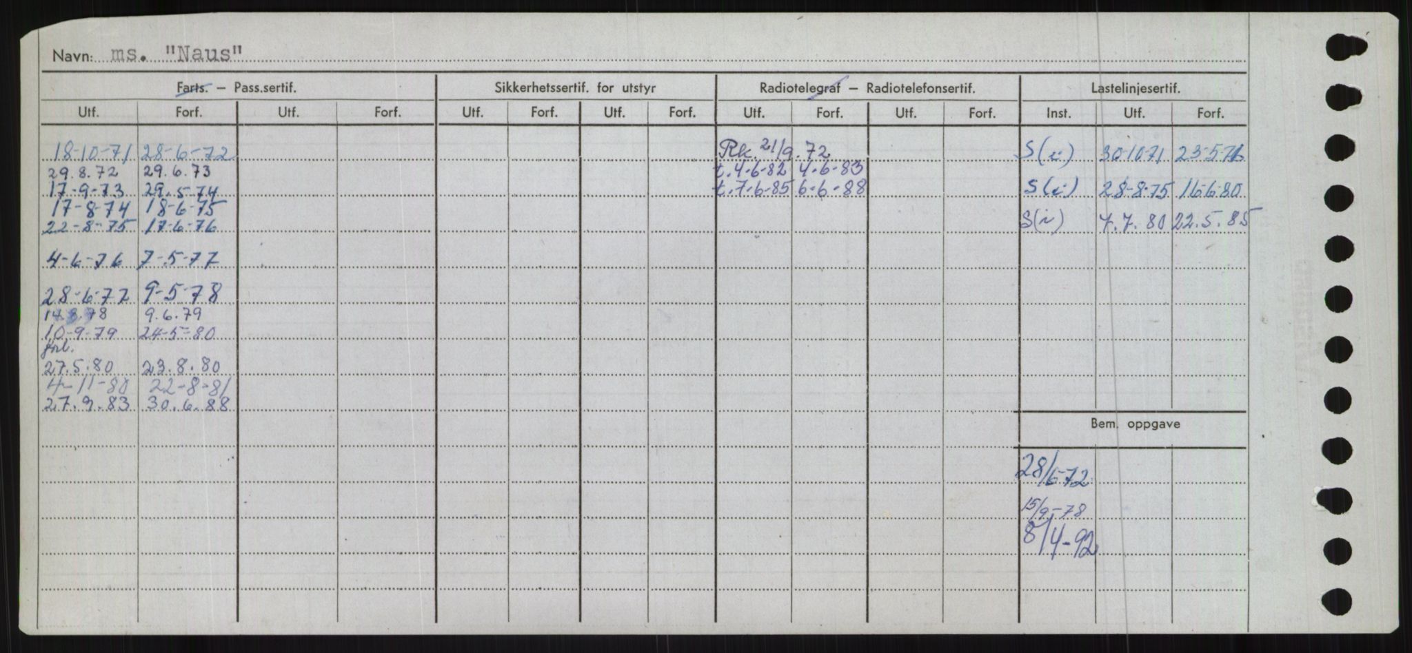 Sjøfartsdirektoratet med forløpere, Skipsmålingen, RA/S-1627/H/Ha/L0004/0001: Fartøy, Mas-R / Fartøy, Mas-Odd, s. 416