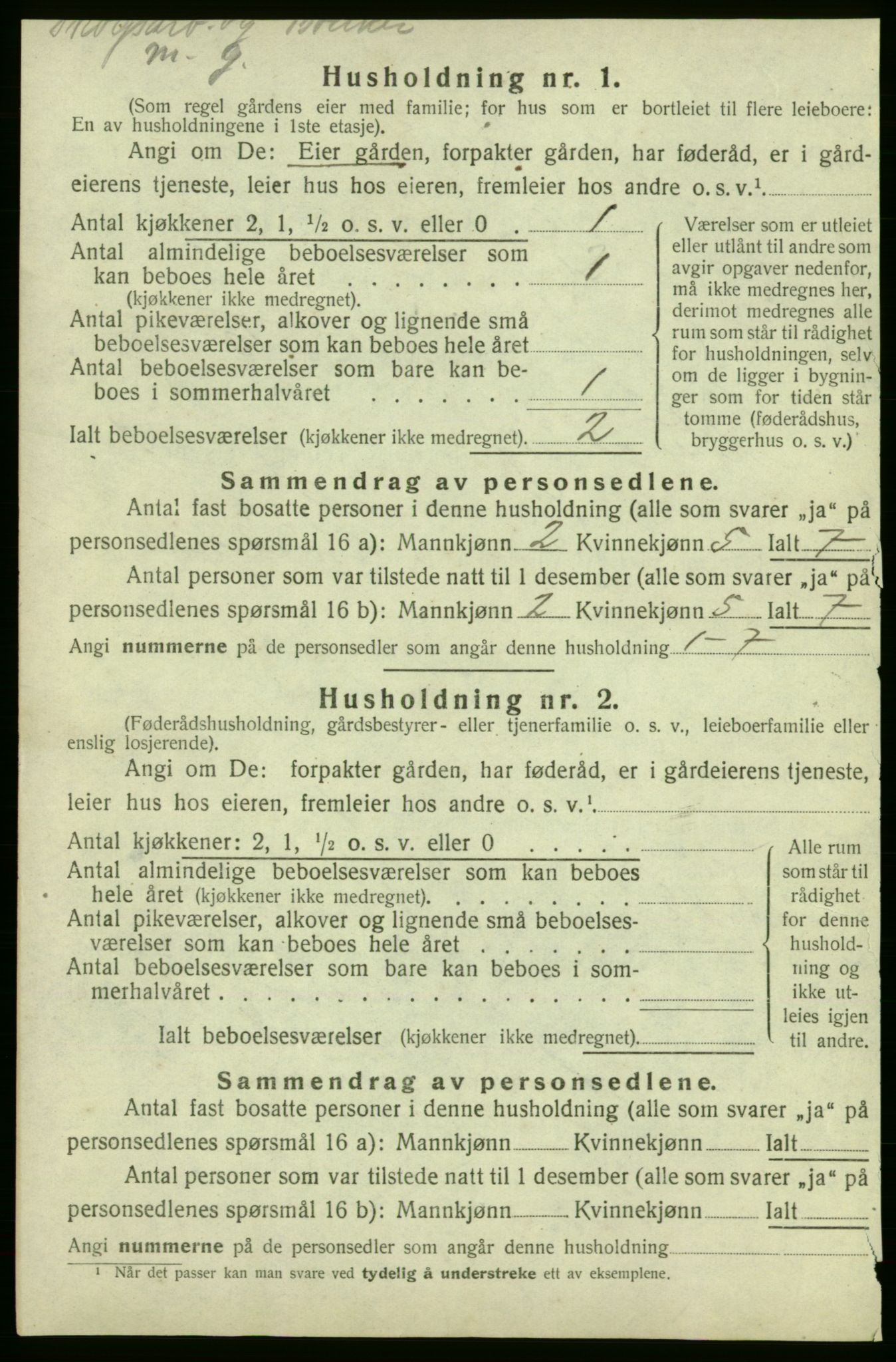 SAB, Folketelling 1920 for 1225 Varaldsøy herred, 1920, s. 57