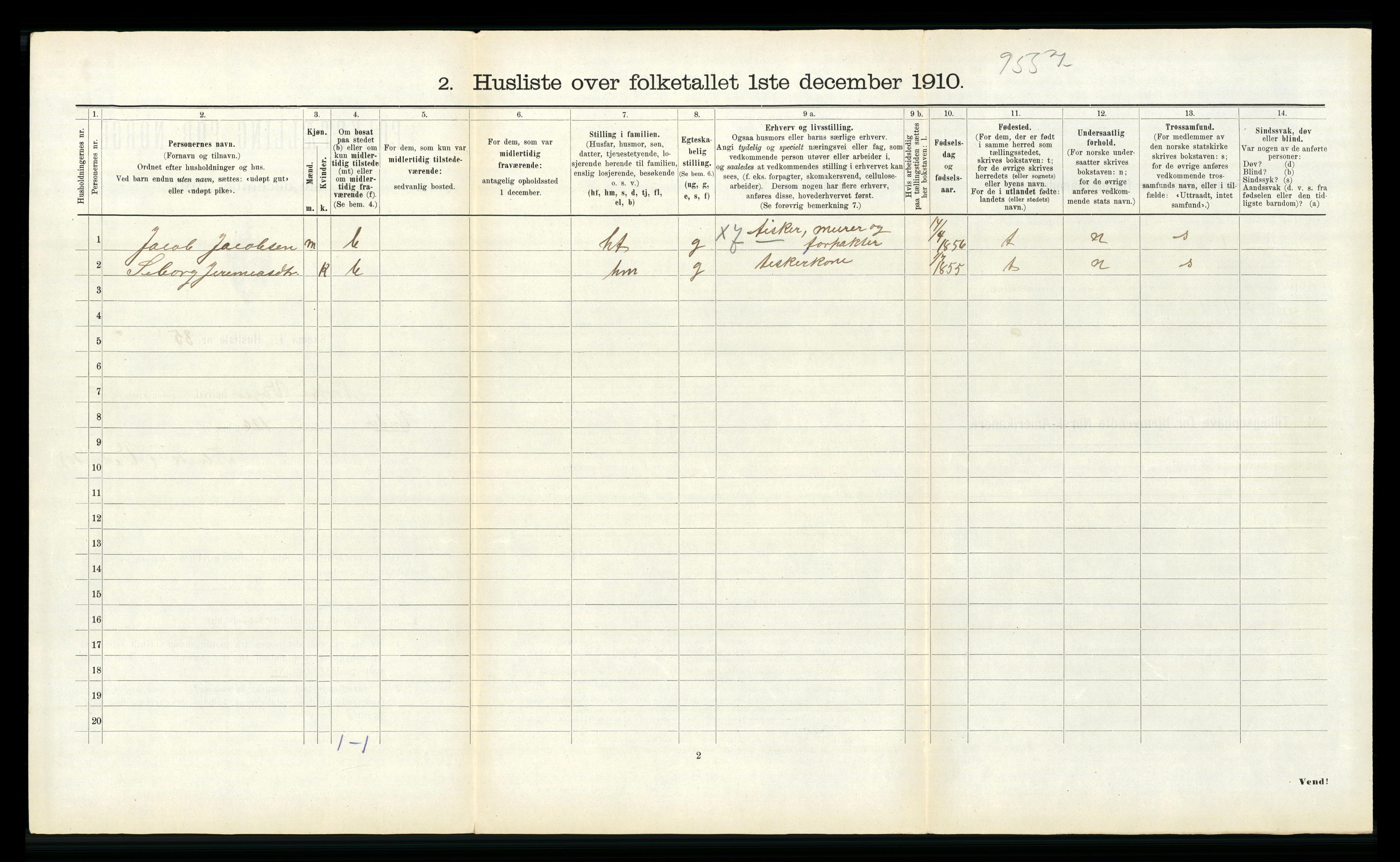 RA, Folketelling 1910 for 1440 Nord-Vågsøy herred, 1910, s. 202