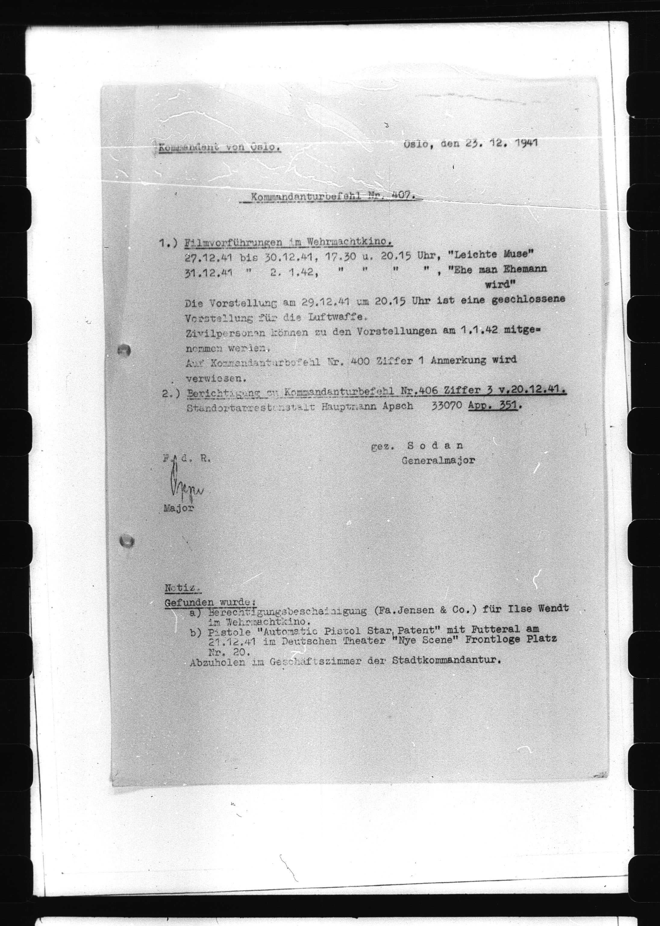 Documents Section, RA/RAFA-2200/V/L0061: Film med LMDC Serial Numbers, 1940-1945, s. 317