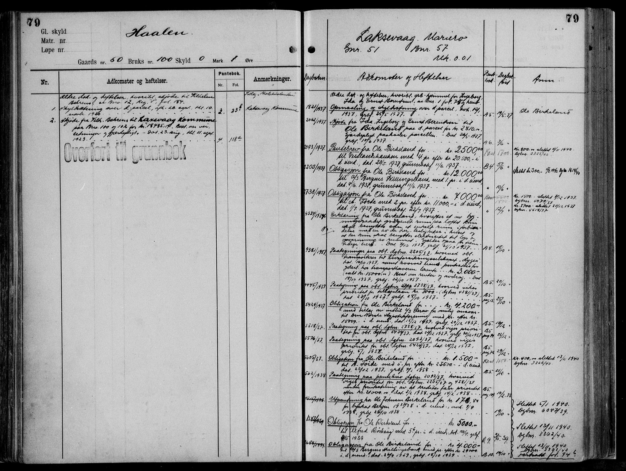 Midhordland sorenskriveri, AV/SAB-A-3001/1/G/Ga/Gab/L0111: Panteregister nr. II.A.b.111, s. 79