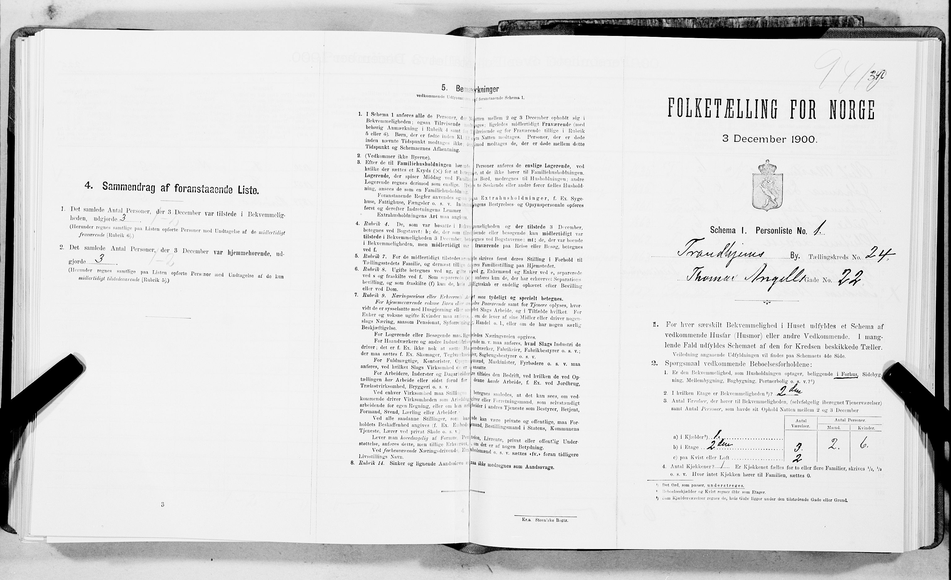 SAT, Folketelling 1900 for 1601 Trondheim kjøpstad, 1900, s. 3827