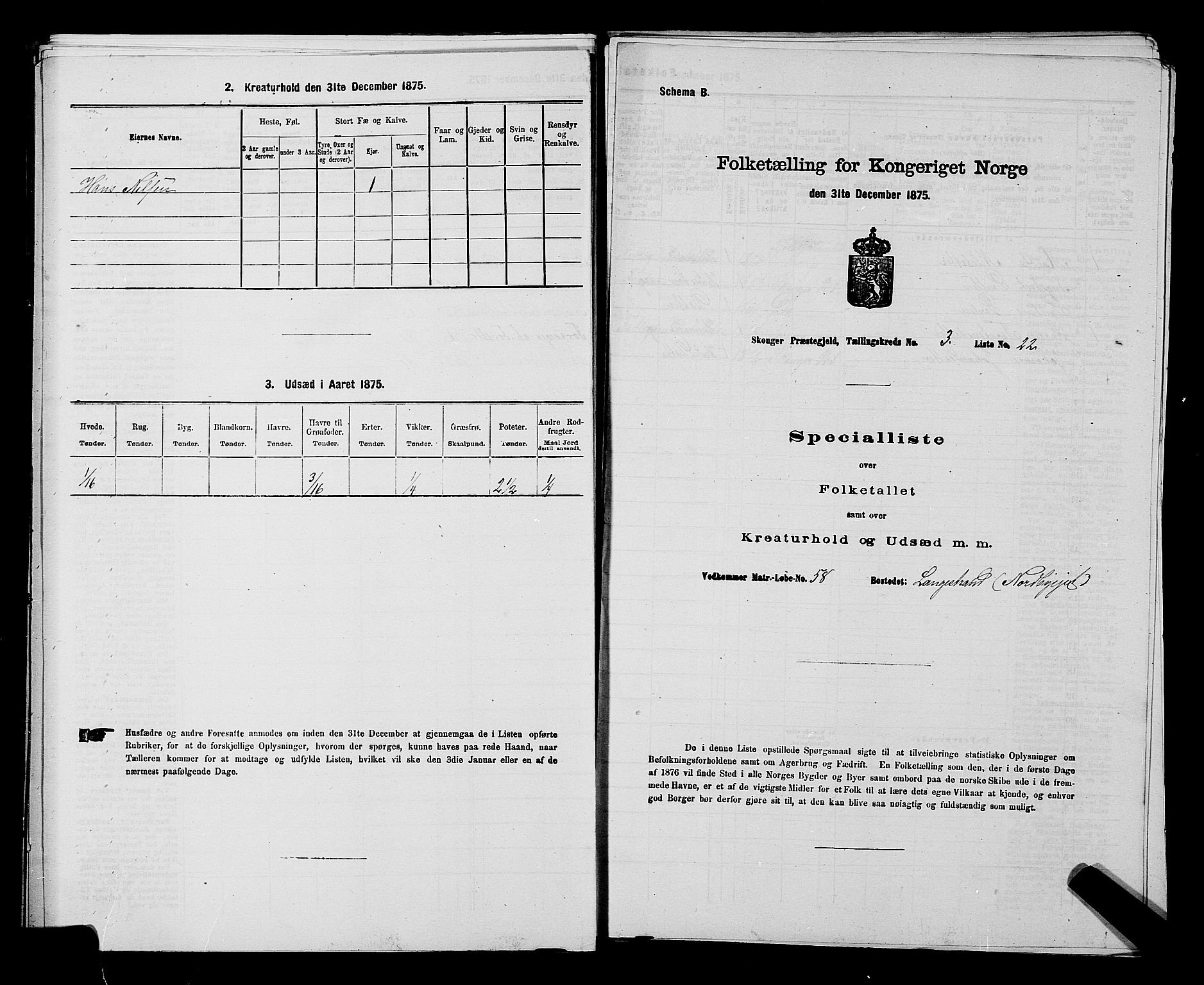 SAKO, Folketelling 1875 for 0712P Skoger prestegjeld, 1875, s. 367