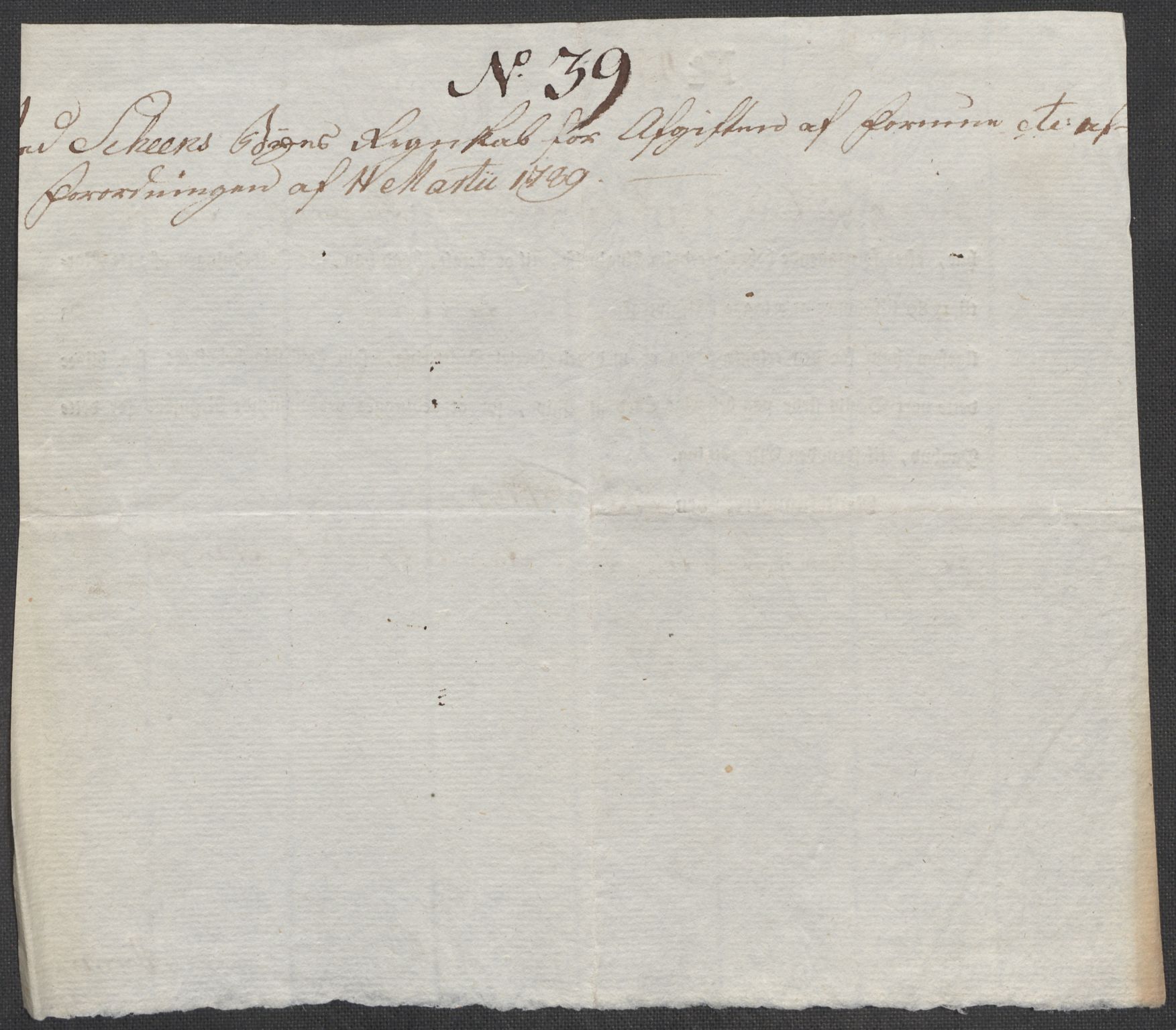 Rentekammeret inntil 1814, Reviderte regnskaper, Mindre regnskaper, AV/RA-EA-4068/Rf/Rfe/L0043: Skien, Solør og Odalen fogderi, 1789, s. 27