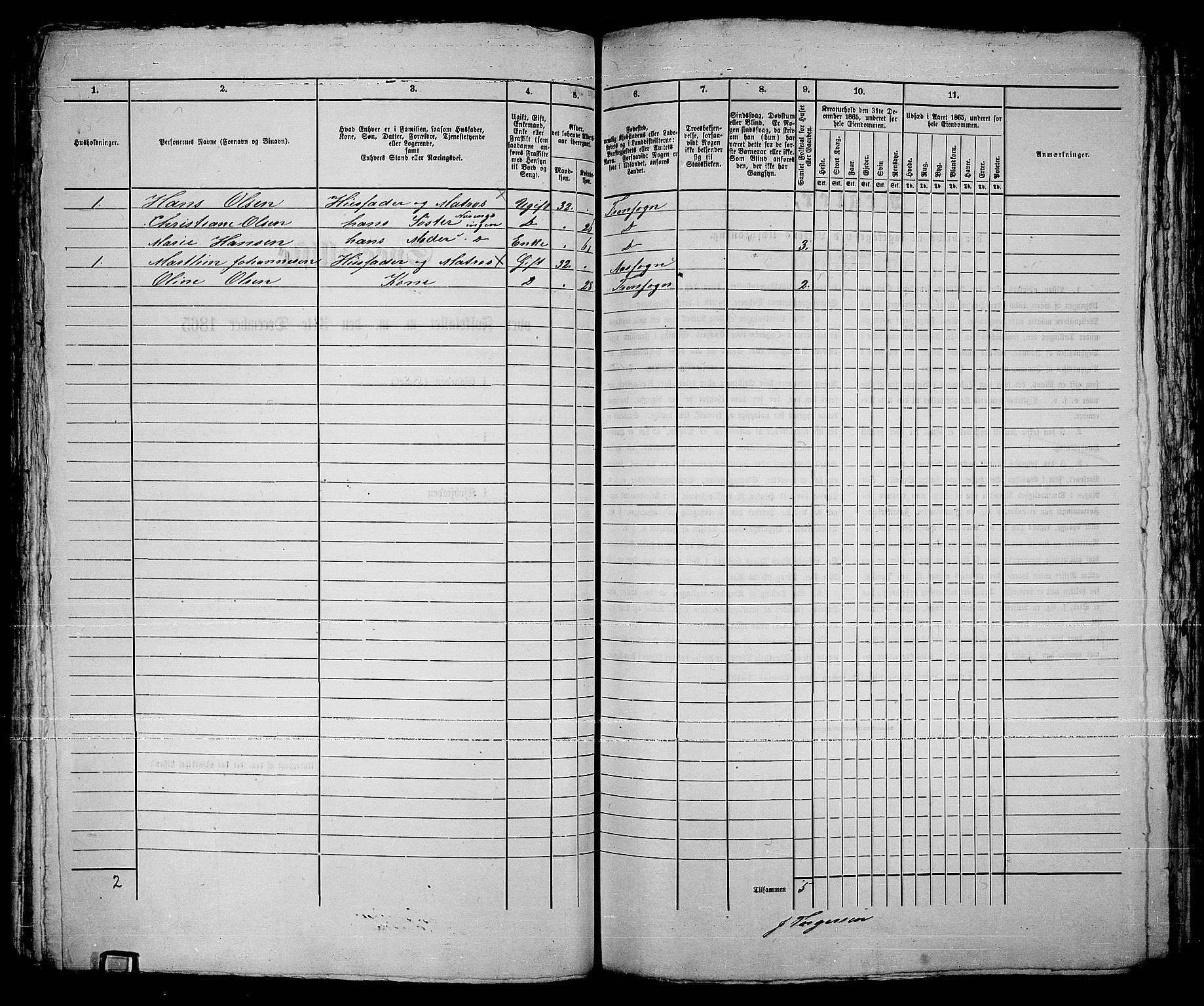 RA, Folketelling 1865 for 0203B Drøbak prestegjeld, Drøbak kjøpstad, 1865, s. 235