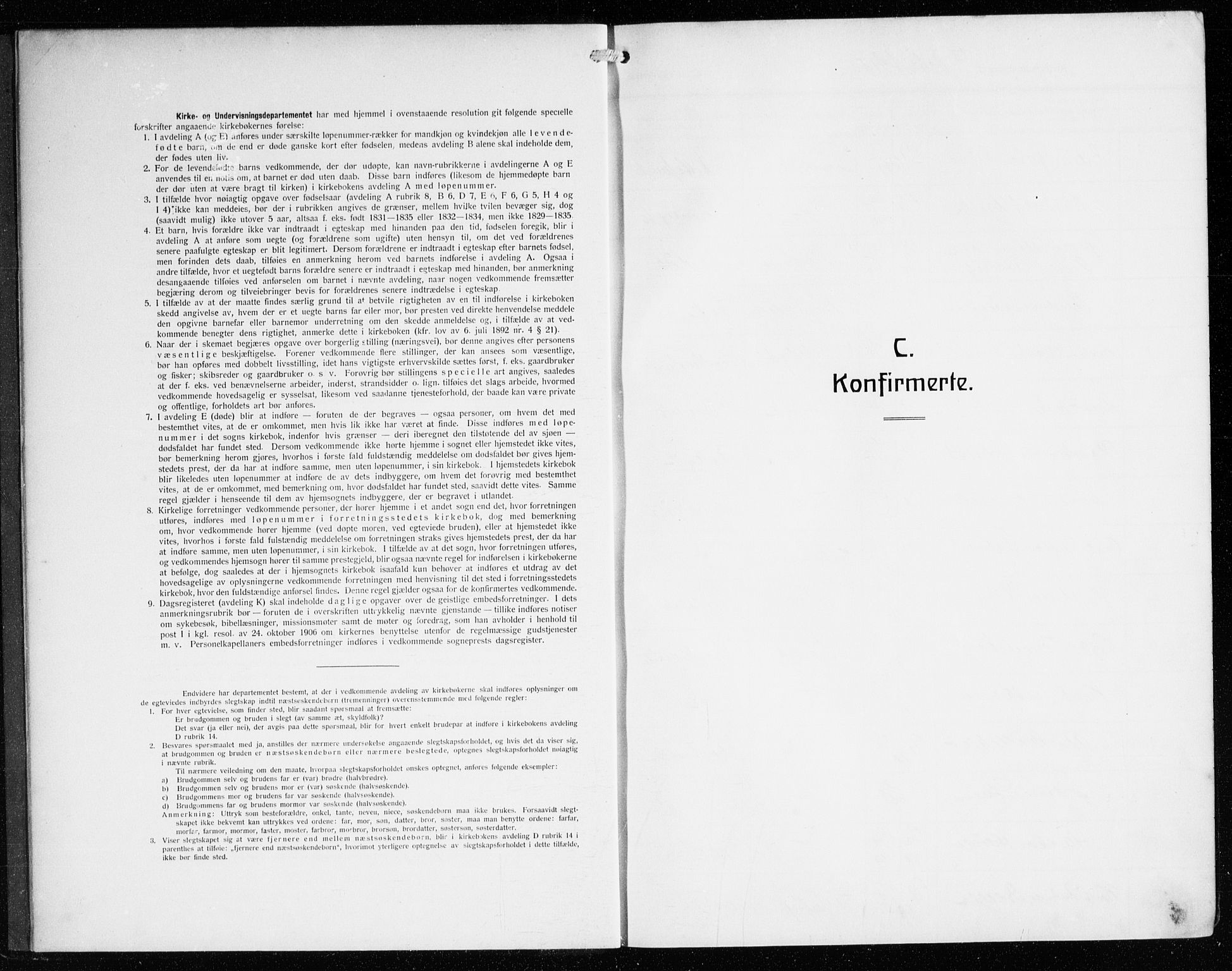 Nykirken Sokneprestembete, SAB/A-77101/H/Haa/L0029: Ministerialbok nr. C 8, 1913-1936