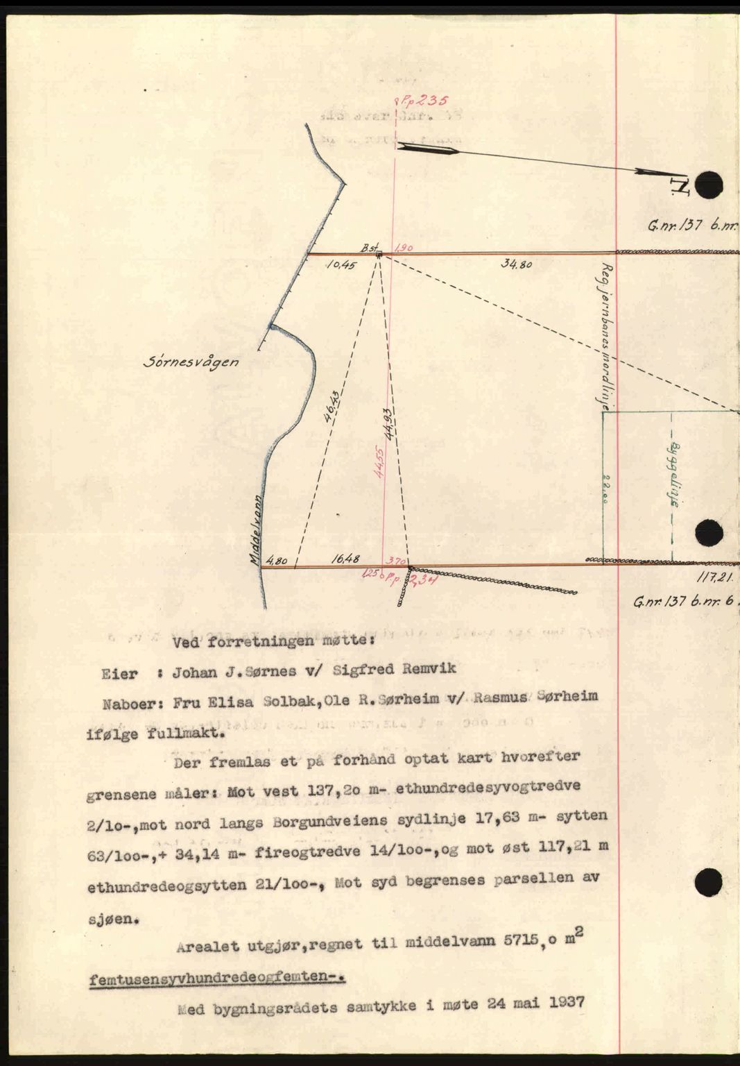 Ålesund byfogd, AV/SAT-A-4384: Pantebok nr. 34 I, 1936-1938, Dagboknr: 898/1937