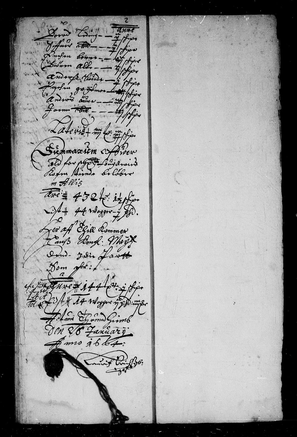 Rentekammeret inntil 1814, Reviderte regnskaper, Stiftamtstueregnskaper, Trondheim stiftamt og Nordland amt, AV/RA-EA-6044/R/Rd/L0005: Trondheim stiftamt, 1663