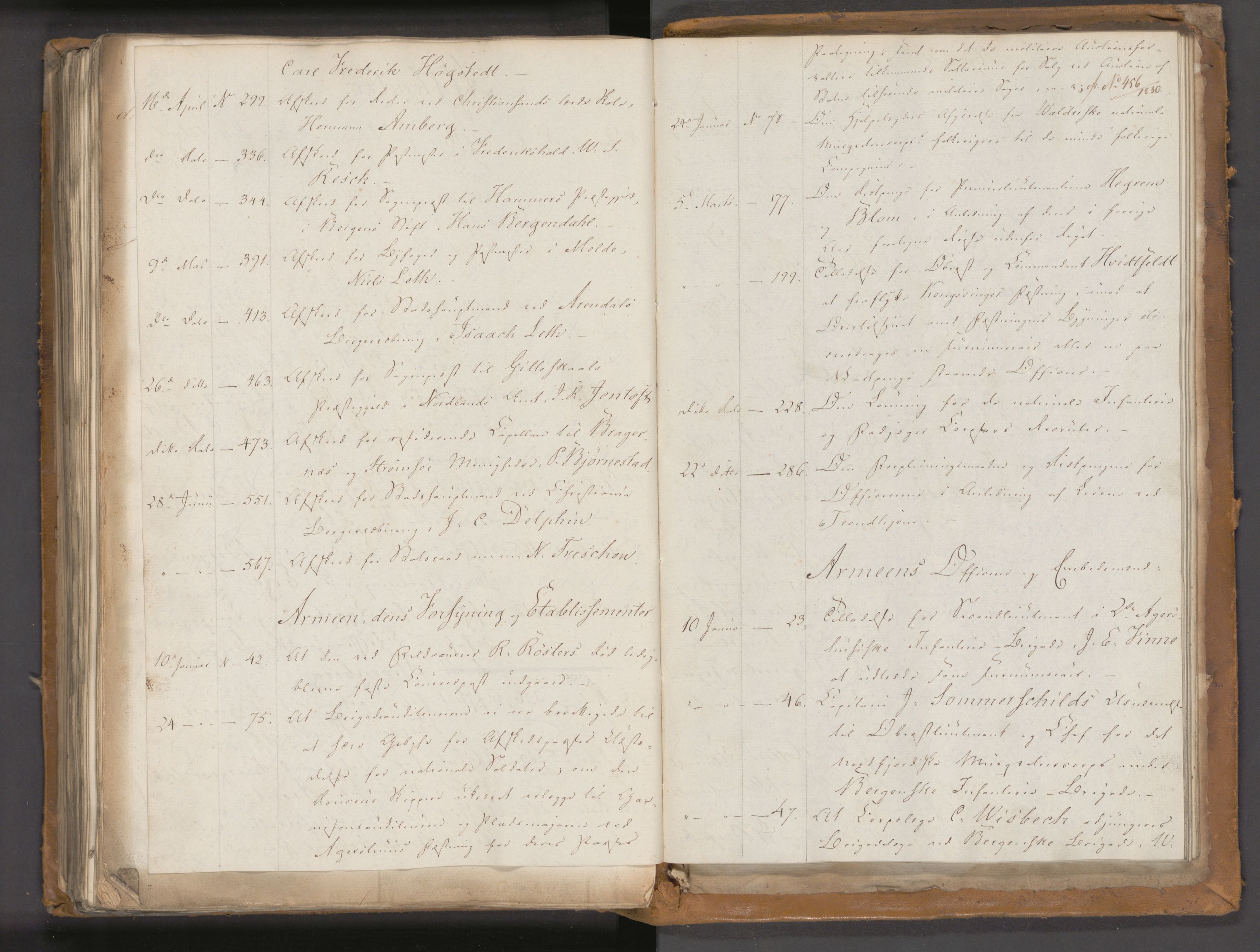 Statsrådssekretariatet, AV/RA-S-1001/A/Ab/L0020: Kgl. res. nr. 1-579, 1. halvår, 1825