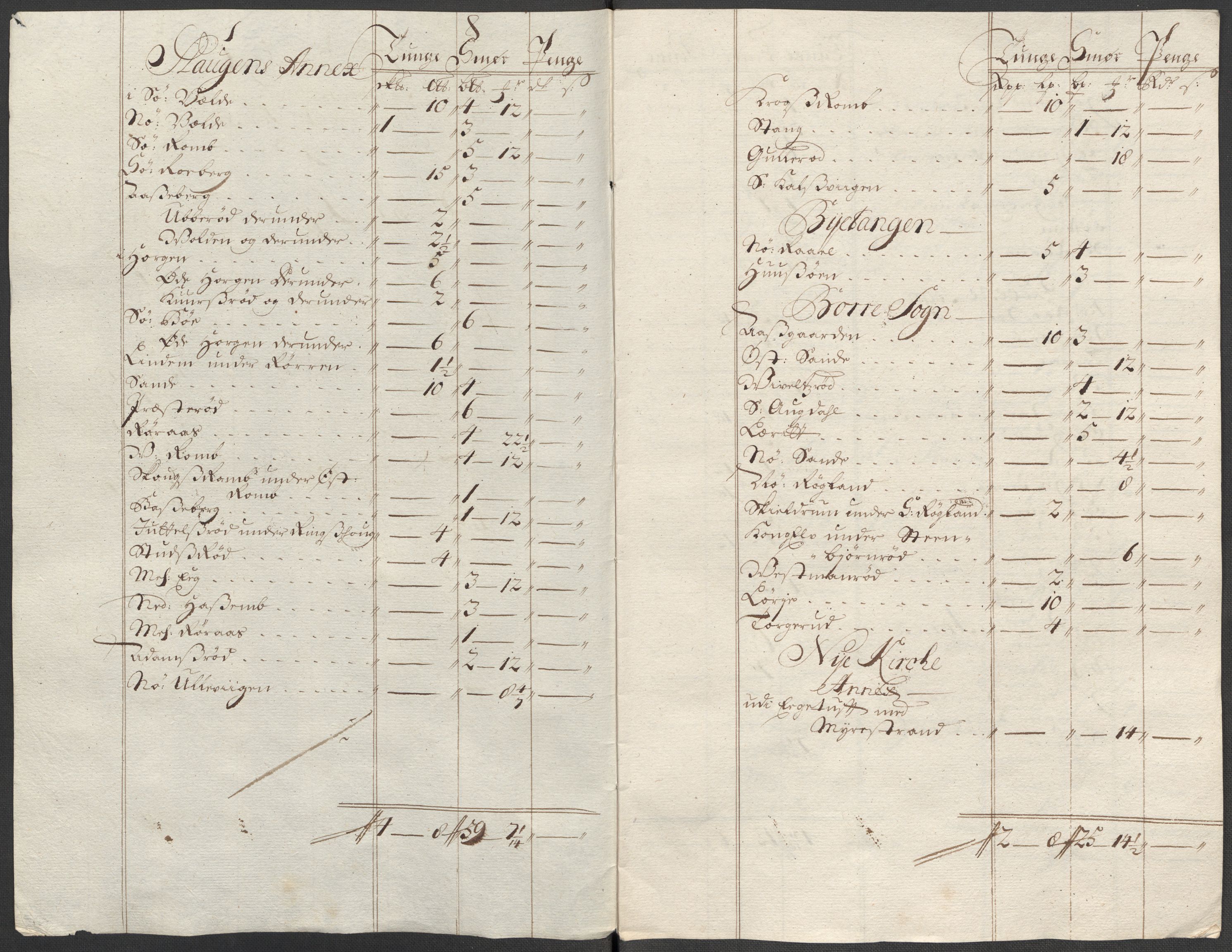 Rentekammeret inntil 1814, Reviderte regnskaper, Fogderegnskap, RA/EA-4092/R32/L1879: Fogderegnskap Jarlsberg grevskap, 1714-1715, s. 390