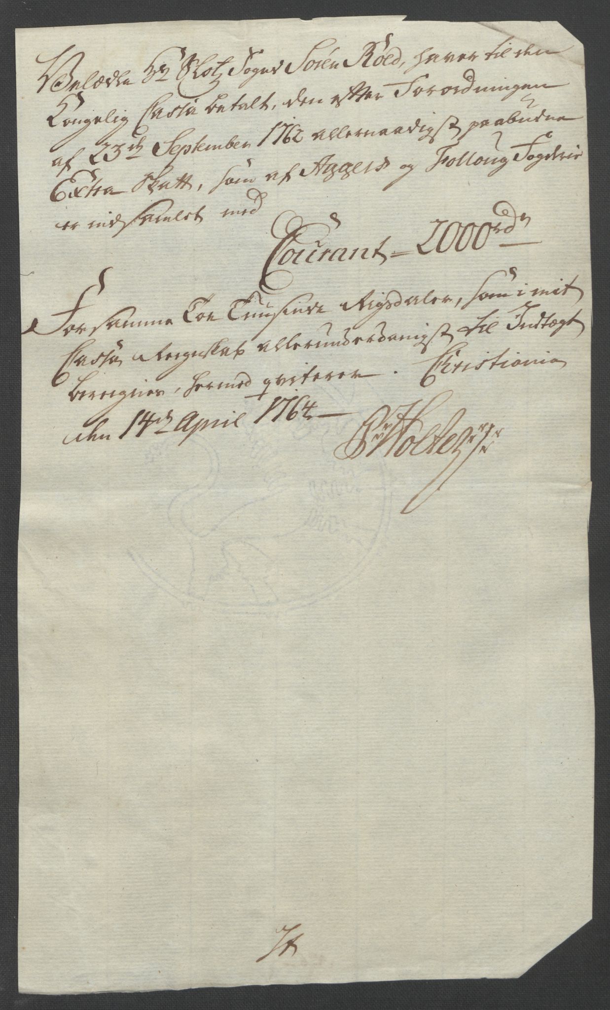 Rentekammeret inntil 1814, Reviderte regnskaper, Fogderegnskap, AV/RA-EA-4092/R10/L0560: Ekstraskatten Aker og Follo, 1763, s. 236