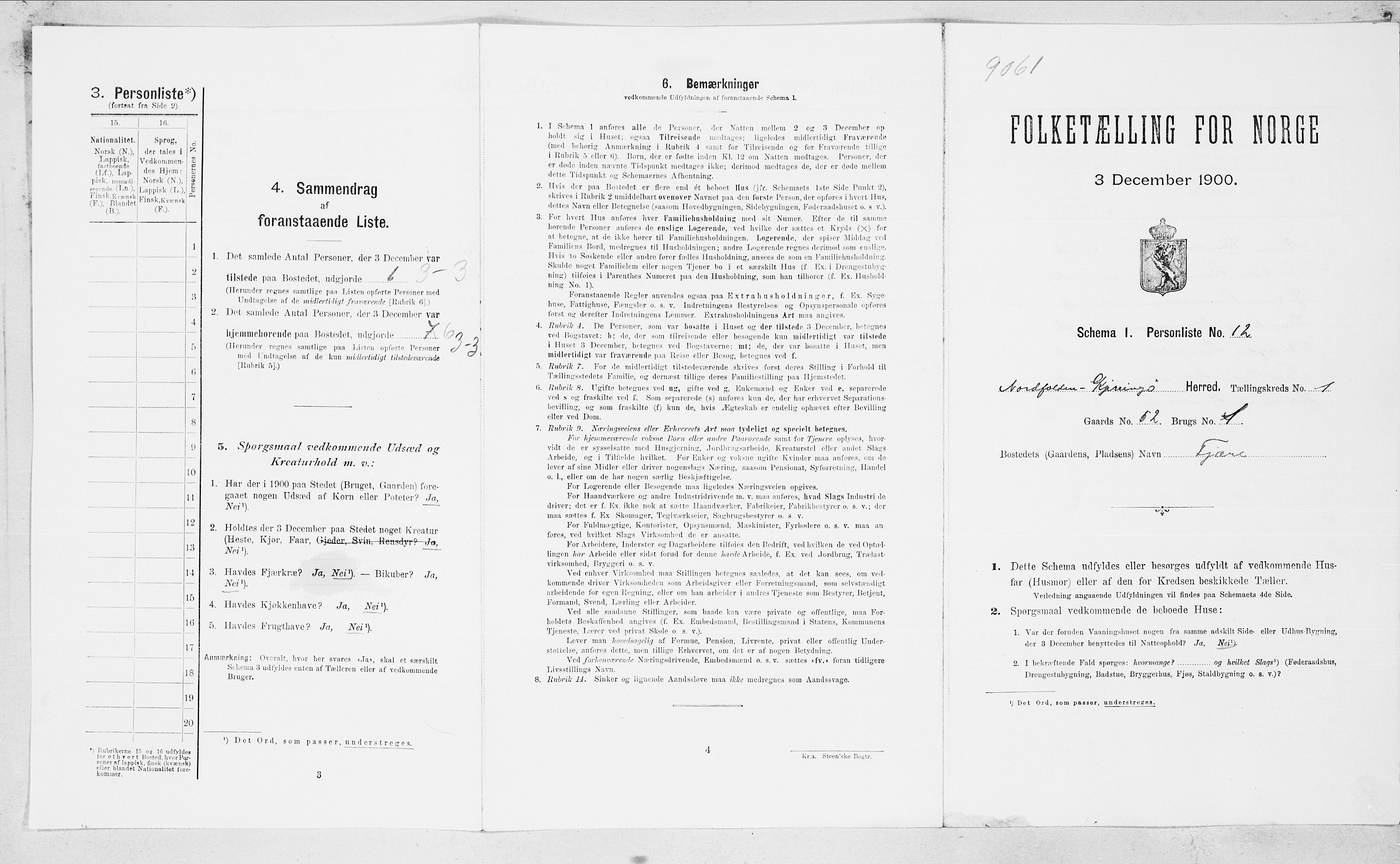 SAT, Folketelling 1900 for 1846 Nordfold-Kjerringøy herred, 1900, s. 40