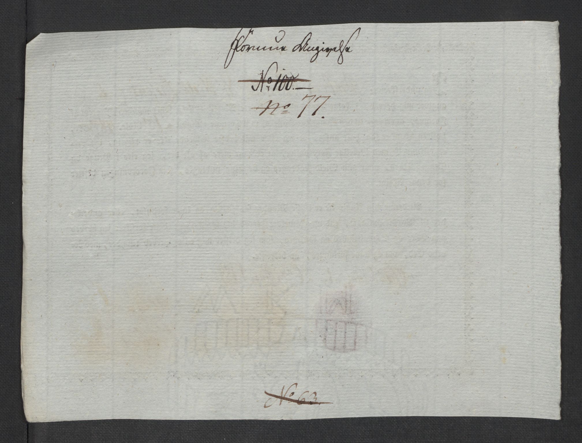 Rentekammeret inntil 1814, Reviderte regnskaper, Mindre regnskaper, AV/RA-EA-4068/Rf/Rfe/L0006: Christiania, 1789, s. 264