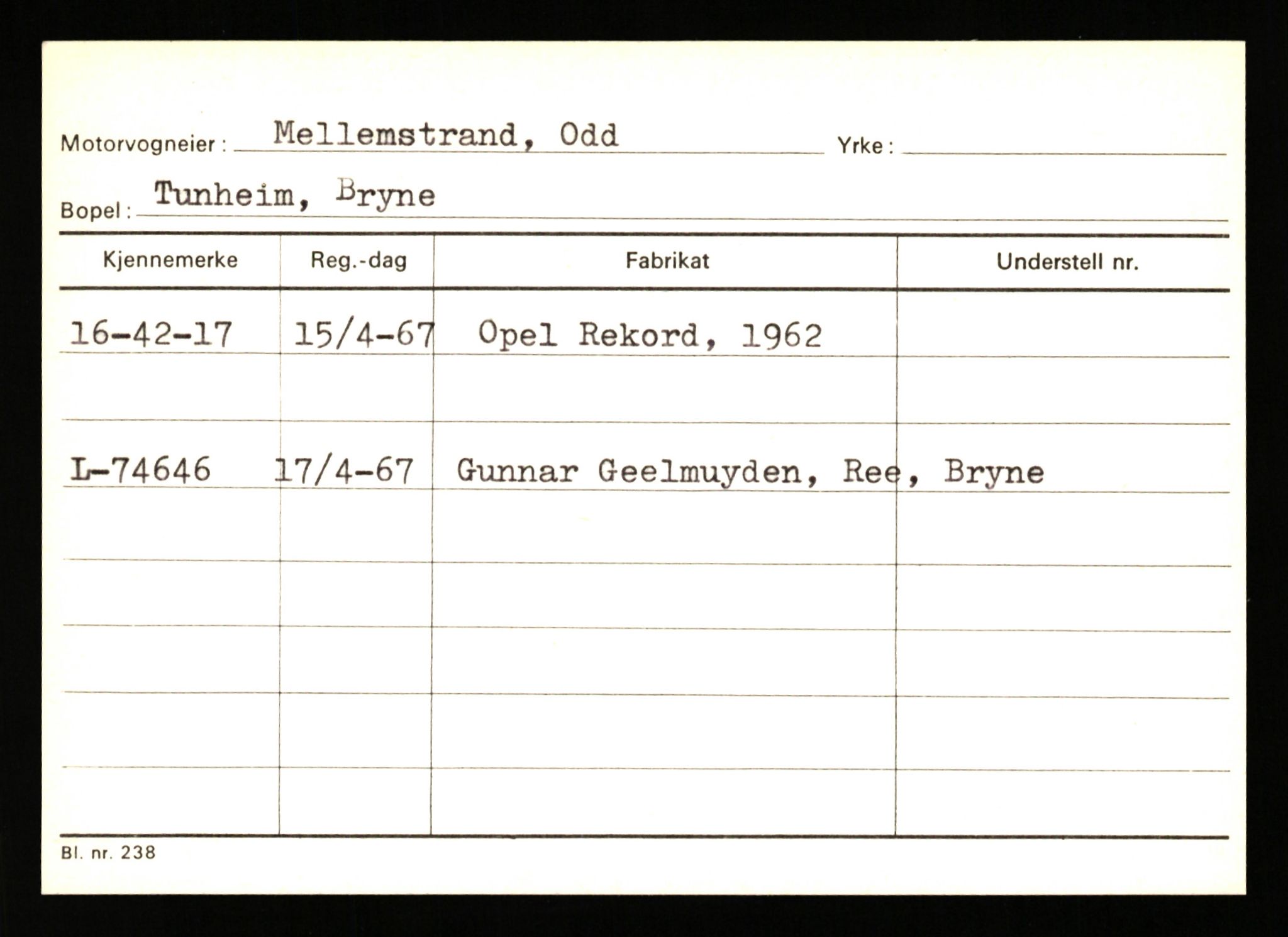 Stavanger trafikkstasjon, AV/SAST-A-101942/0/G/L0010: Registreringsnummer: 130000 - 239953, 1930-1971, s. 1181