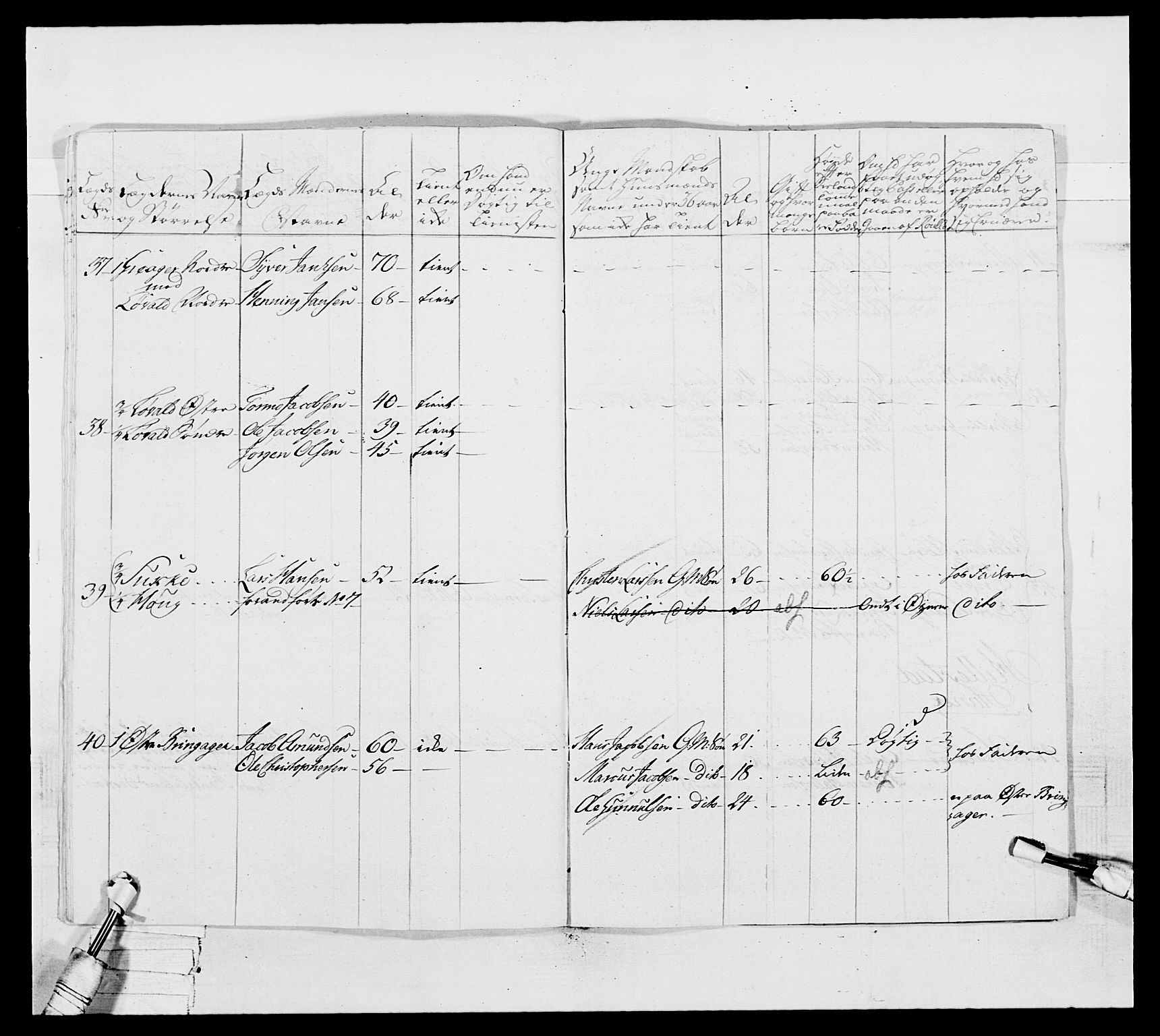 Generalitets- og kommissariatskollegiet, Det kongelige norske kommissariatskollegium, AV/RA-EA-5420/E/Eh/L0037: 1. Akershusiske nasjonale infanteriregiment, 1767-1773, s. 731