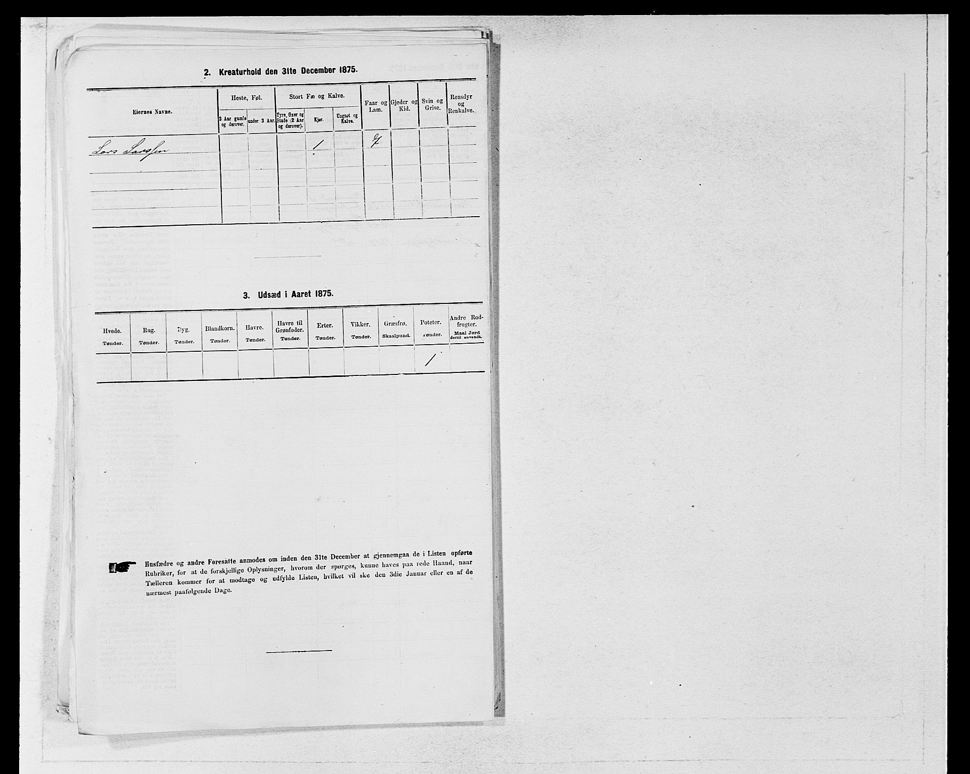 SAB, Folketelling 1875 for 1226P Strandebarm prestegjeld, 1875, s. 749