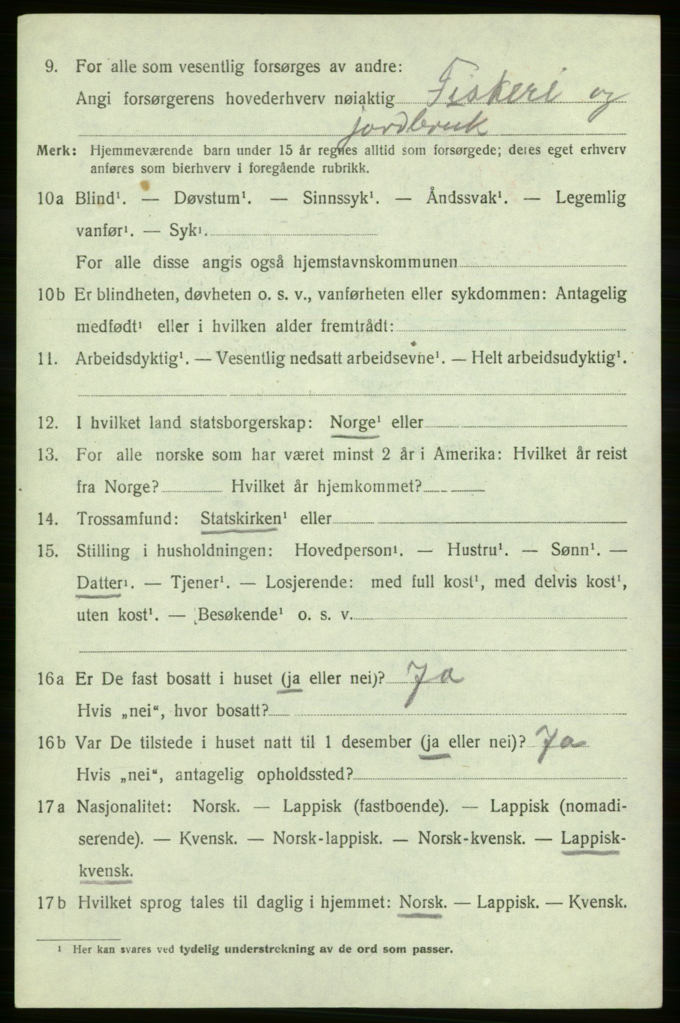 SATØ, Folketelling 1920 for 2018 Måsøy herred, 1920, s. 1221