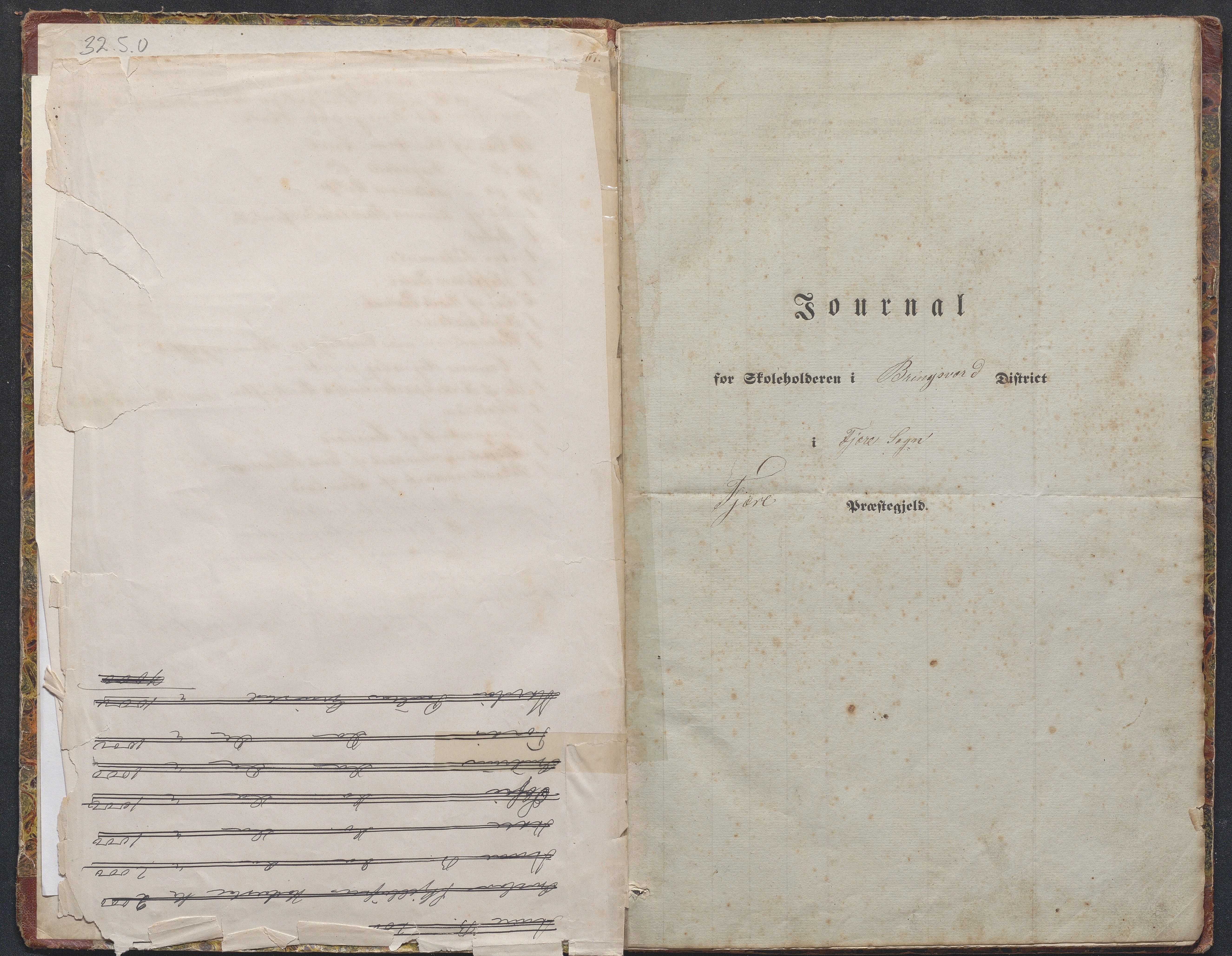 Fjære kommune, AAMA/KA0923-PK/32/L0006: Skoleprotokoll Bringsverd og Huseland, 1858-1863