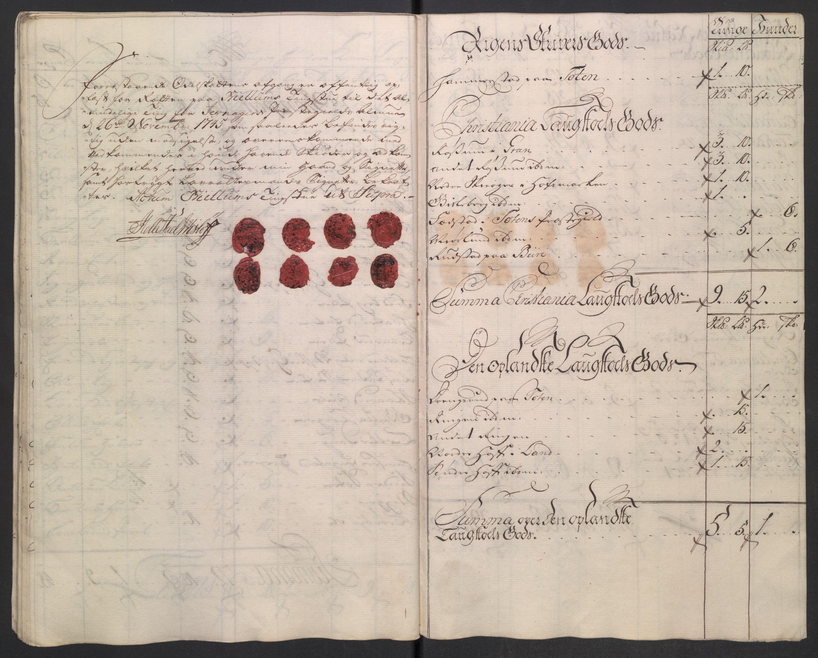 Rentekammeret inntil 1814, Reviderte regnskaper, Fogderegnskap, RA/EA-4092/R18/L1345: Fogderegnskap Hadeland, Toten og Valdres, 1745-1746, s. 235