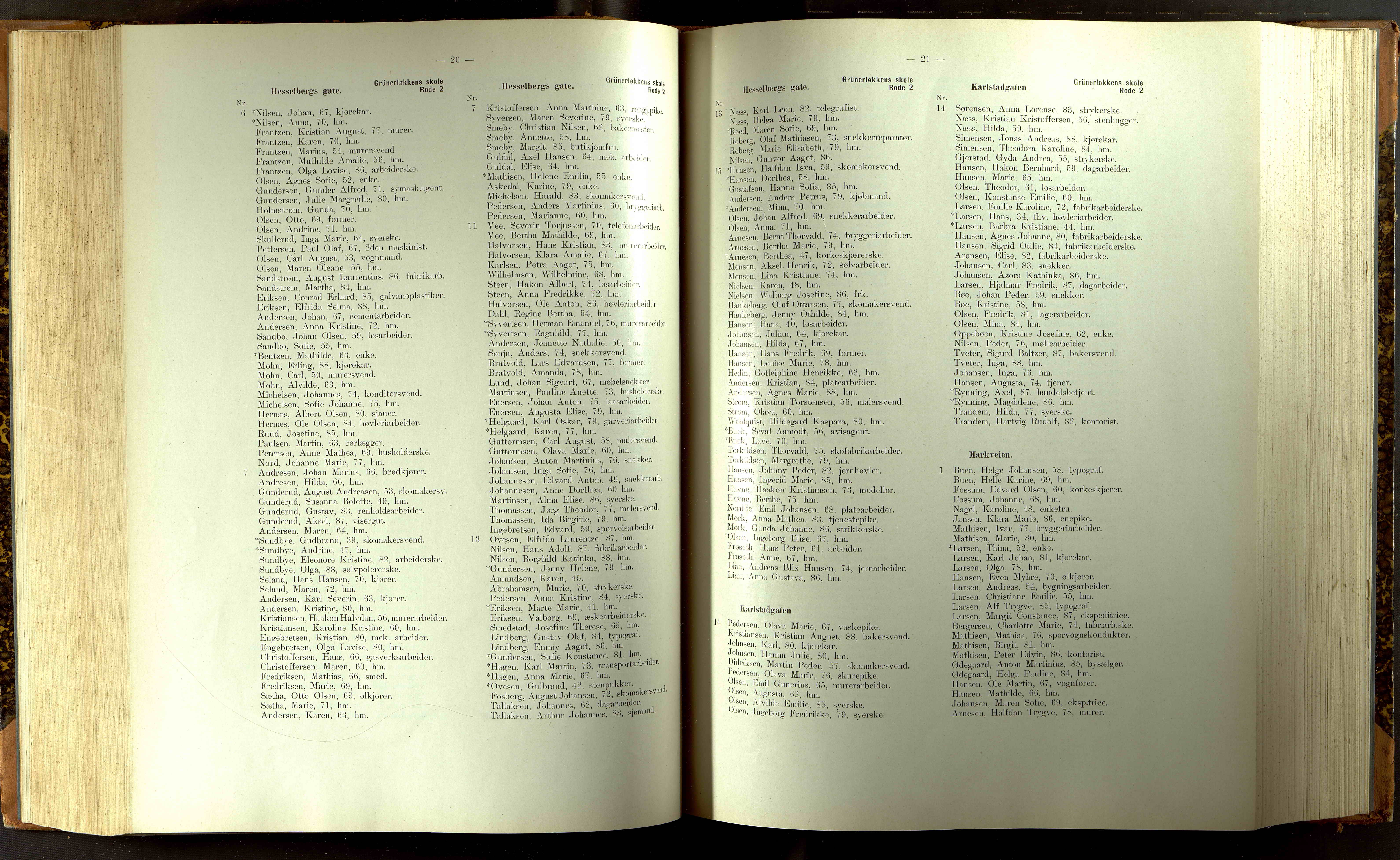 Folkeregisteret ( Valgstyret ), OBA/A-20059, 1913, s. 4020-4021