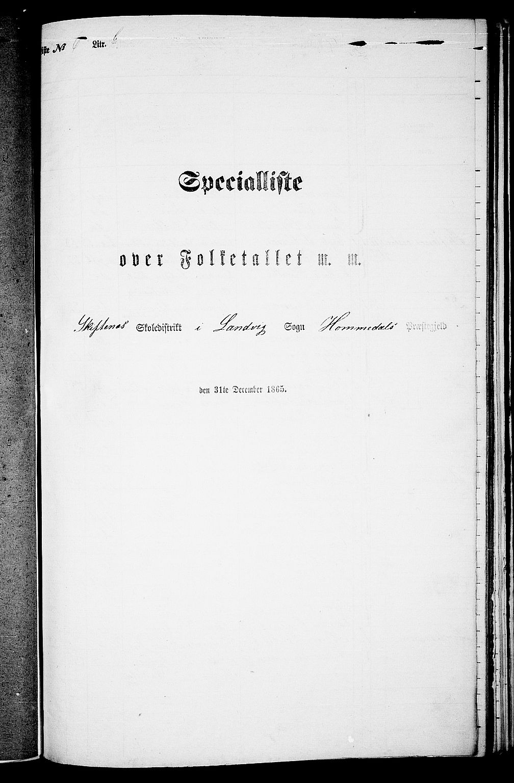RA, Folketelling 1865 for 0924P Homedal prestegjeld, 1865, s. 137