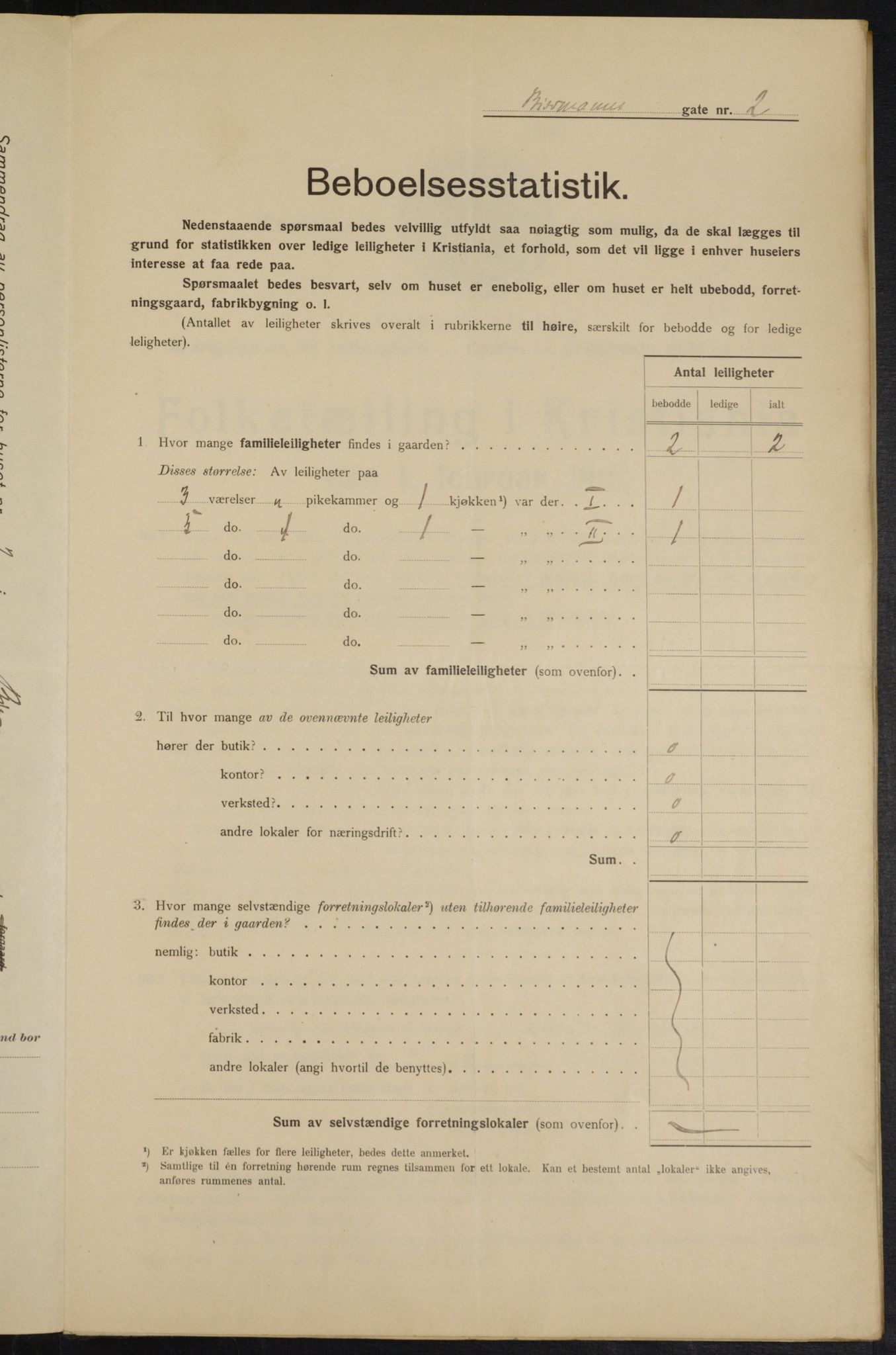OBA, Kommunal folketelling 1.2.1915 for Kristiania, 1915, s. 4827