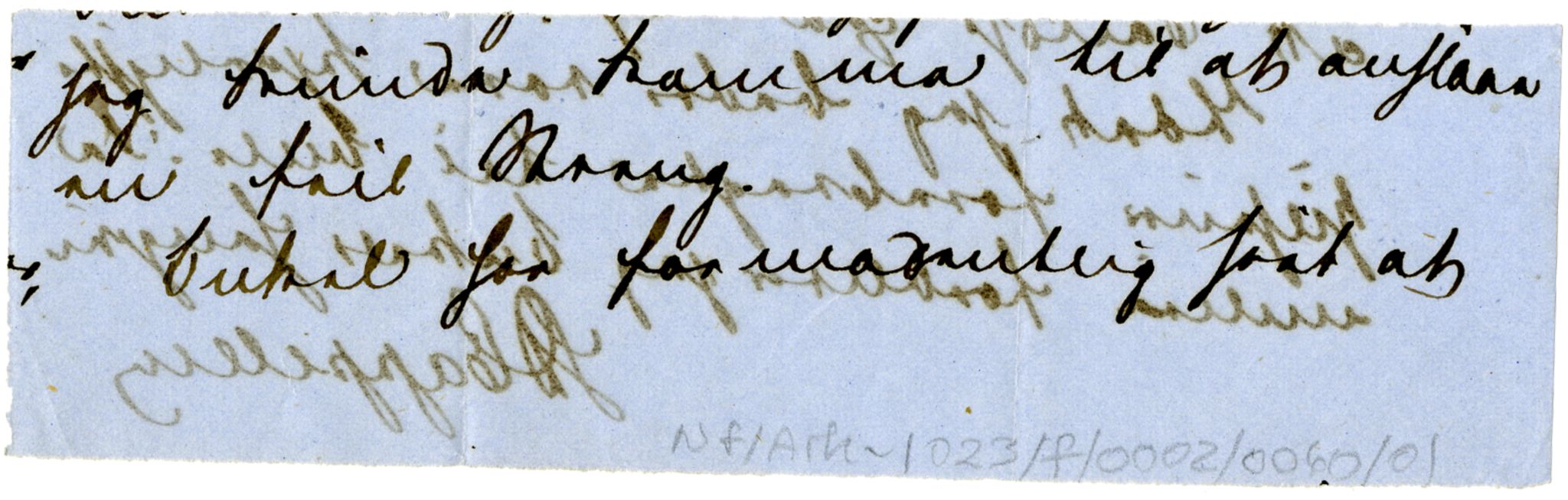 Diderik Maria Aalls brevsamling, NF/Ark-1023/F/L0002: D.M. Aalls brevsamling. B - C, 1799-1889, s. 311