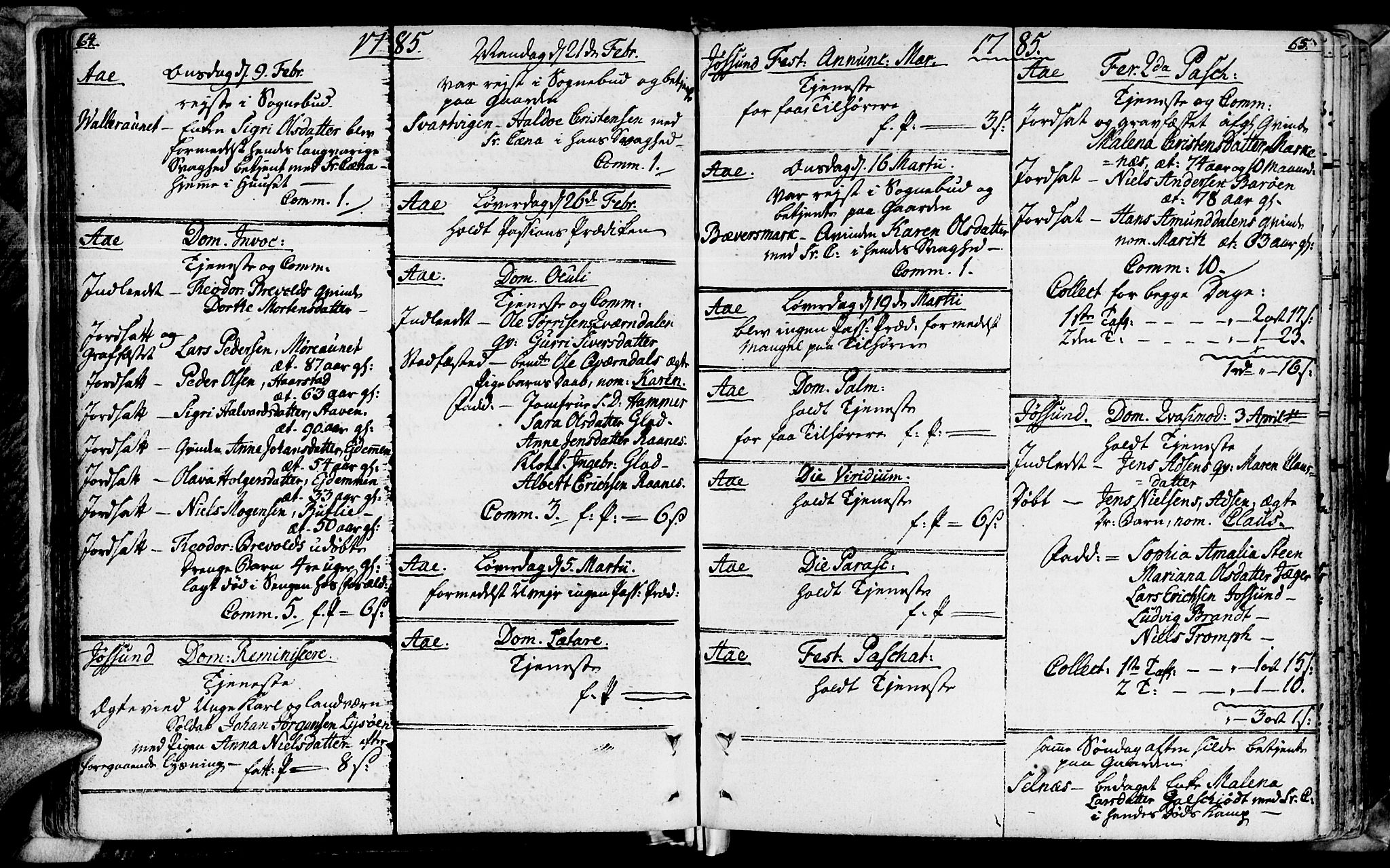 Ministerialprotokoller, klokkerbøker og fødselsregistre - Sør-Trøndelag, AV/SAT-A-1456/655/L0673: Ministerialbok nr. 655A02, 1780-1801, s. 64-65