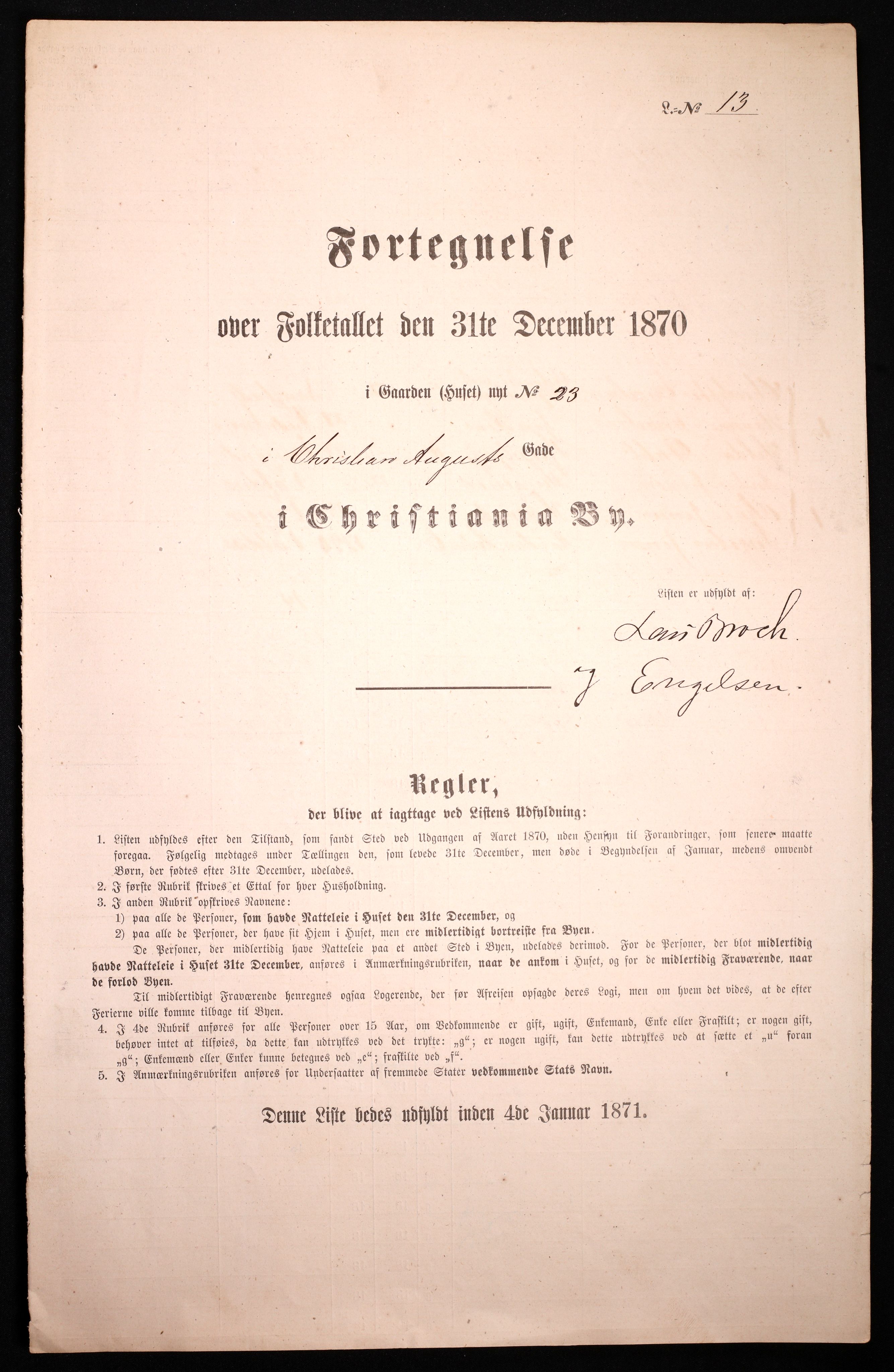 RA, Folketelling 1870 for 0301 Kristiania kjøpstad, 1870, s. 574